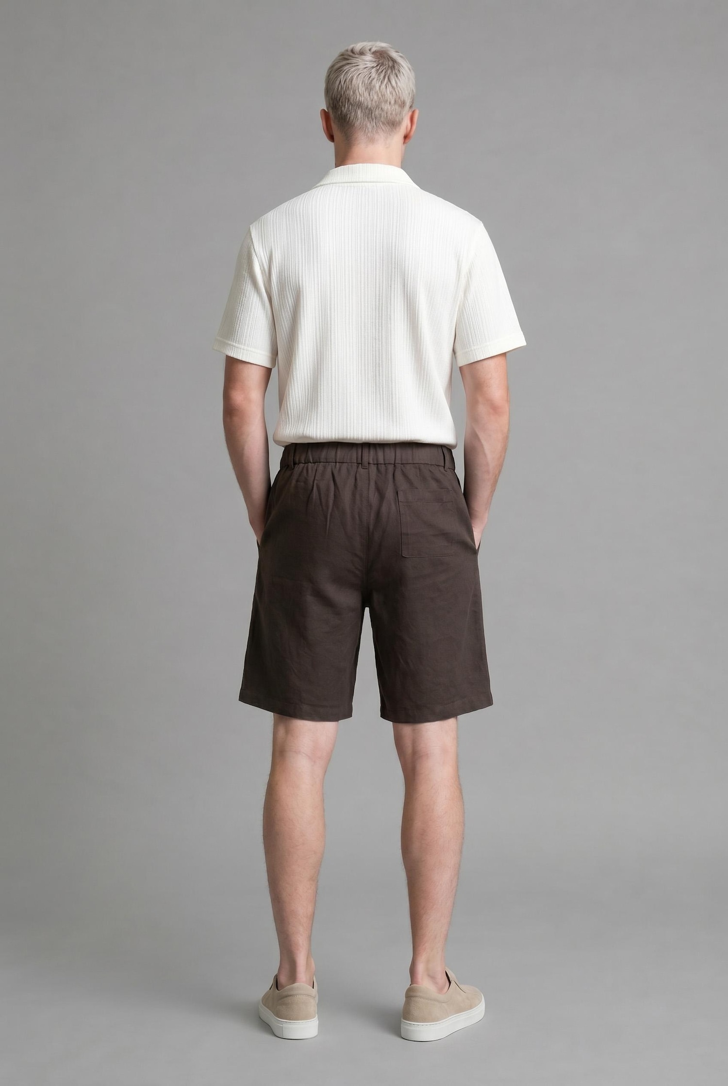 DeFacto %100 Pamuk Relaxed Fit Bermuda Şort görsel 6