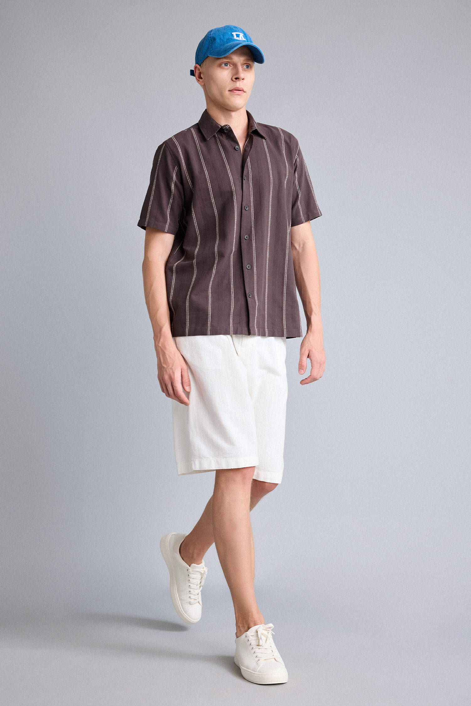 DeFacto %100 Pamuk Relaxed Fit Bermuda Şort