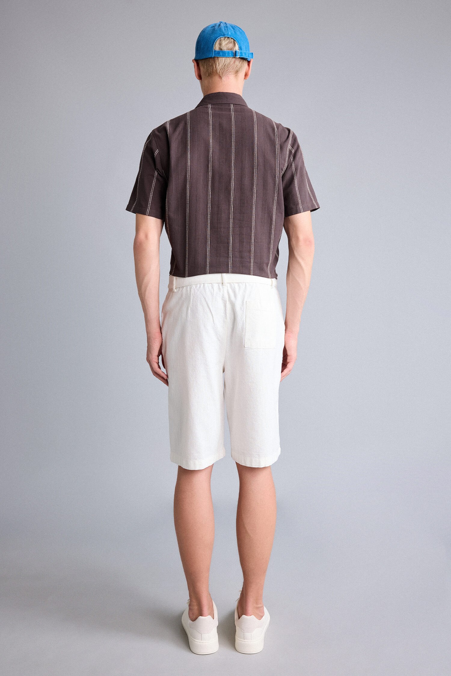 DeFacto %100 Pamuk Relaxed Fit Bermuda Şort görsel 6