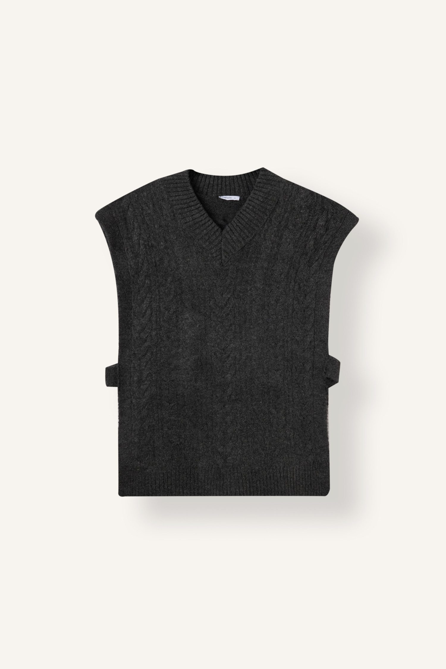 DeFacto Saç Örgü Relaxed Fit Triko Yelek