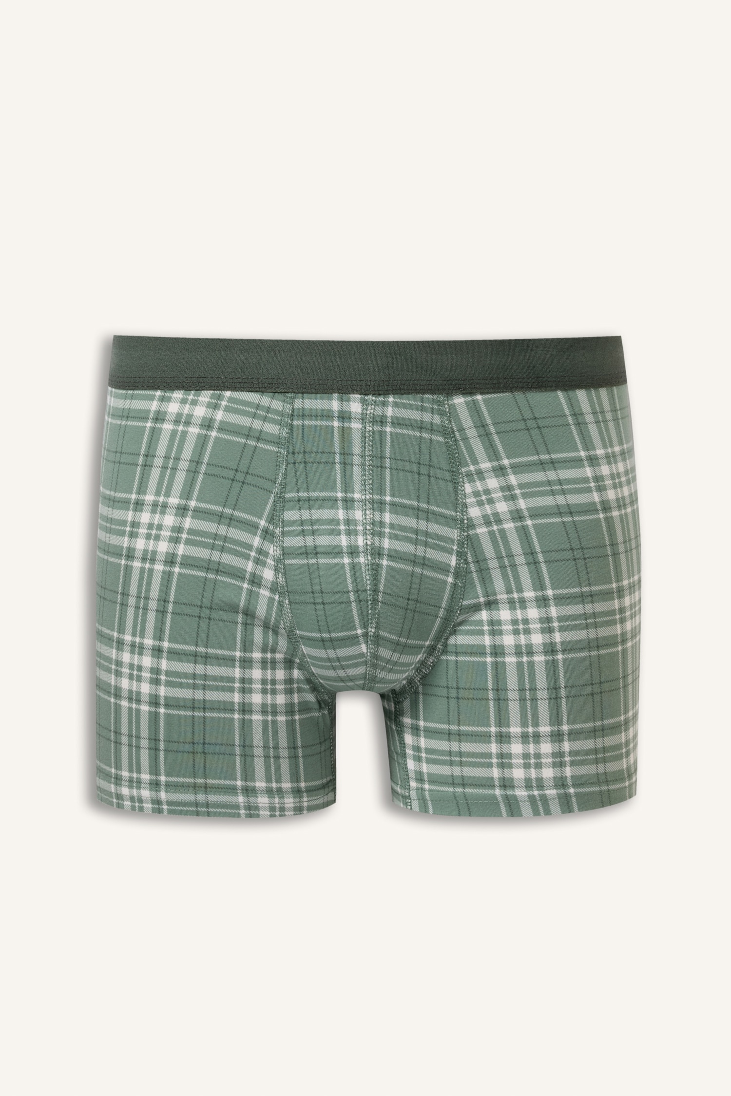 DeFacto Regular Fıt Desenli 3'lü Boxer görsel 5