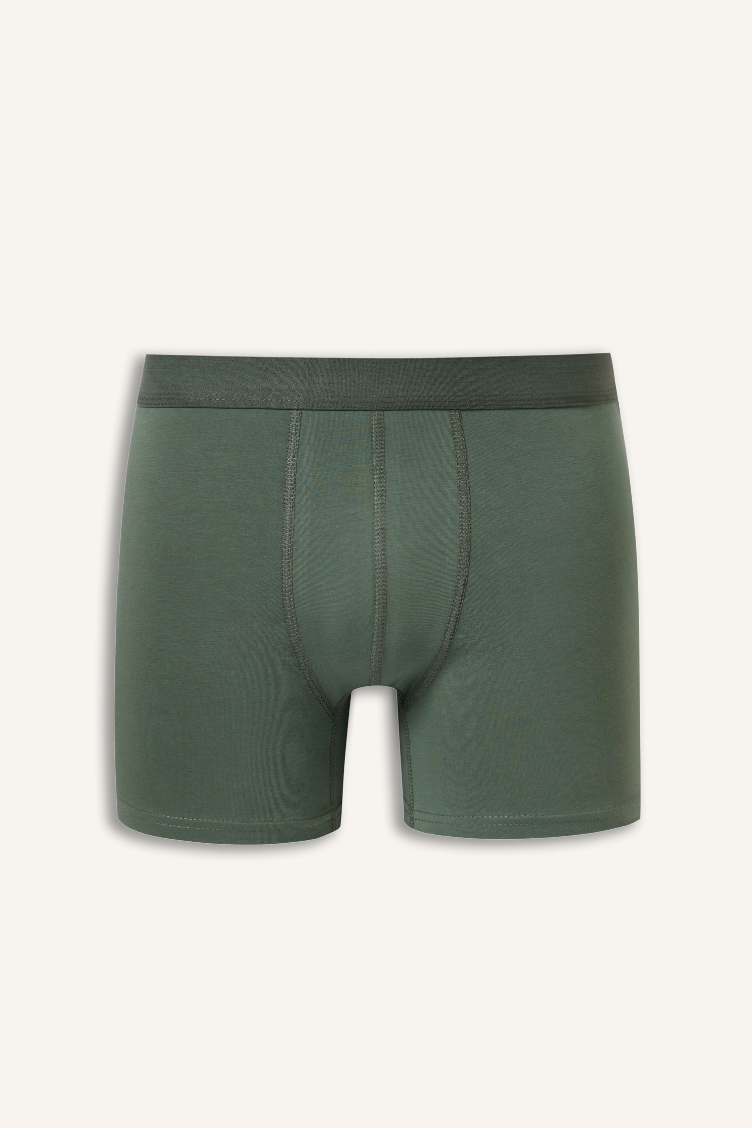 DeFacto Regular Fıt Desenli 3'lü Boxer görsel 6