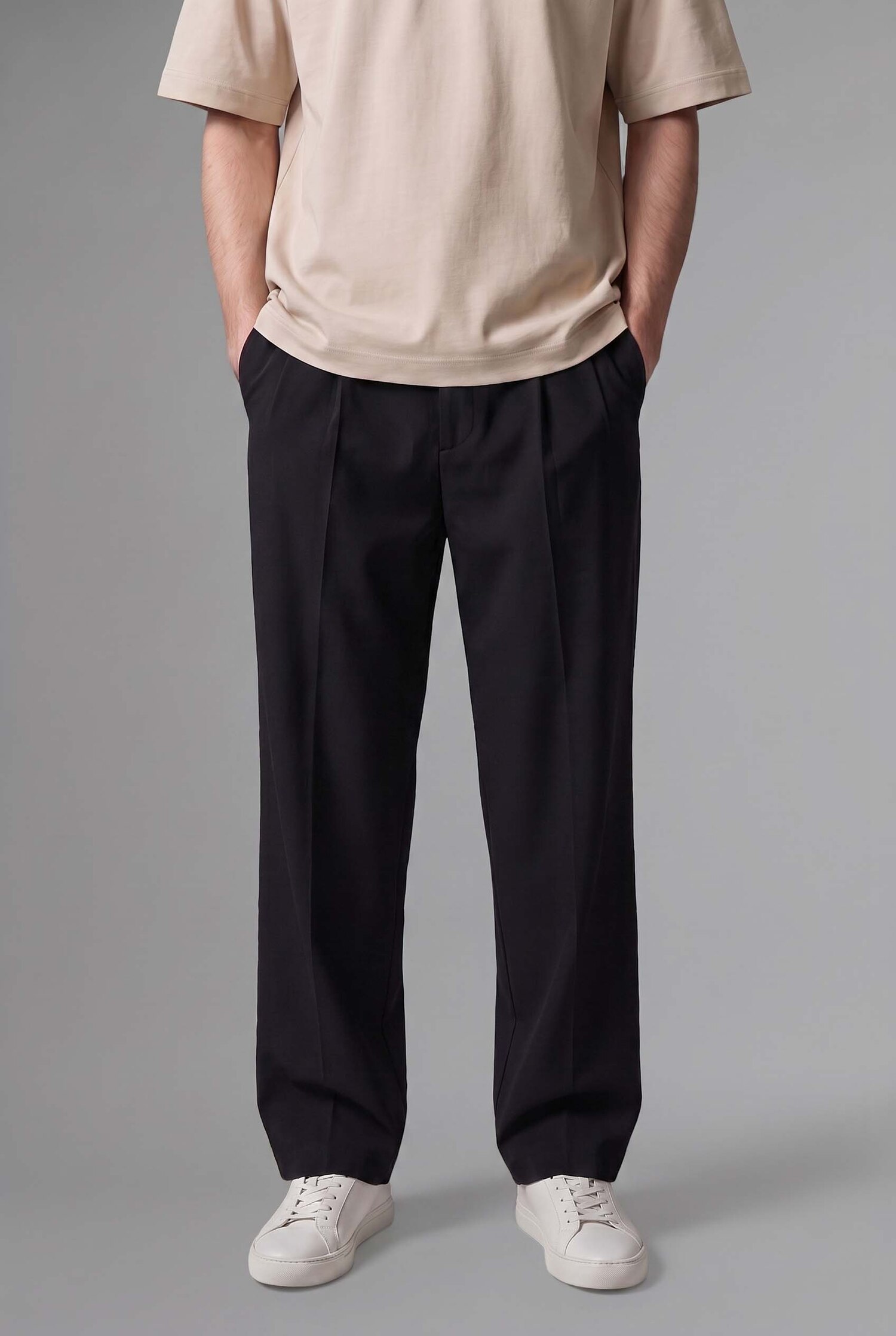 DeFacto Kemerli Barrel Fit Pantolon görsel 3