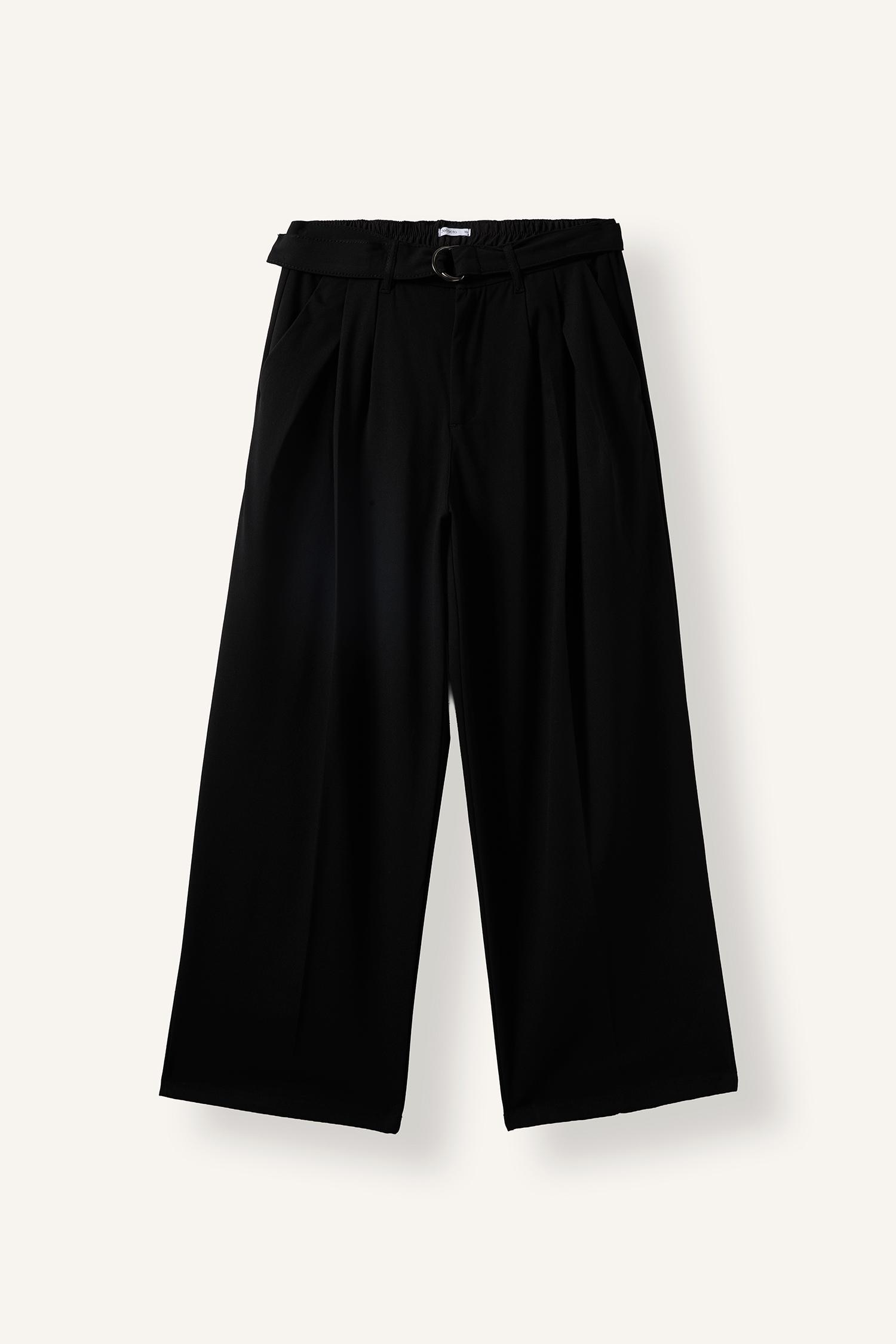 DeFacto Kemerli Barrel Fit Pantolon görsel 7
