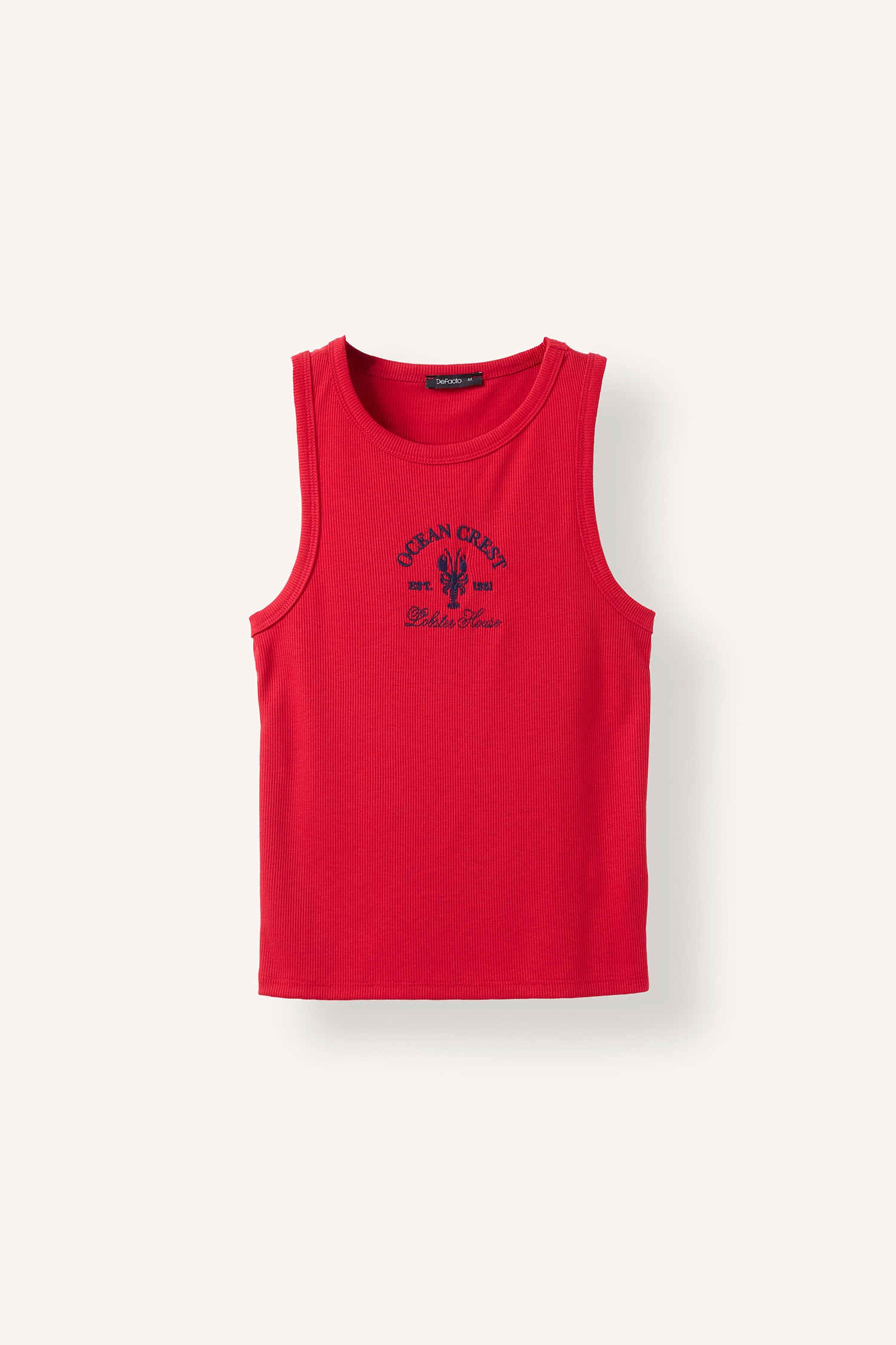 DeFacto Fitted Baskılı Atlet