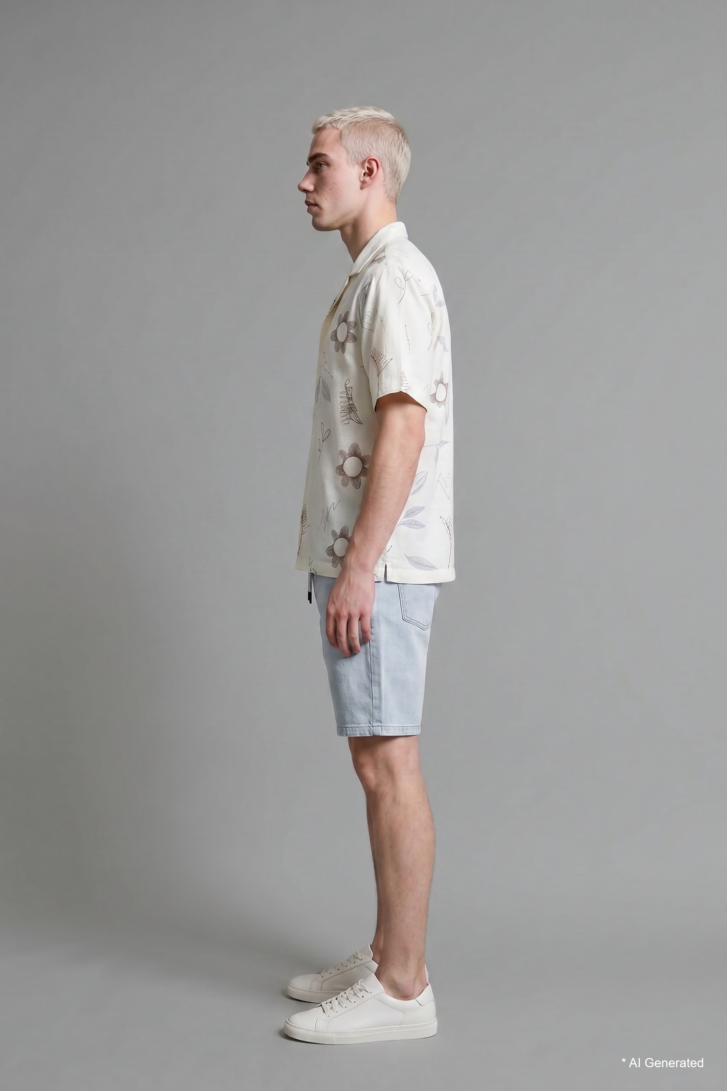 DeFacto Regular Fit Jean Bermuda Şort görsel 2