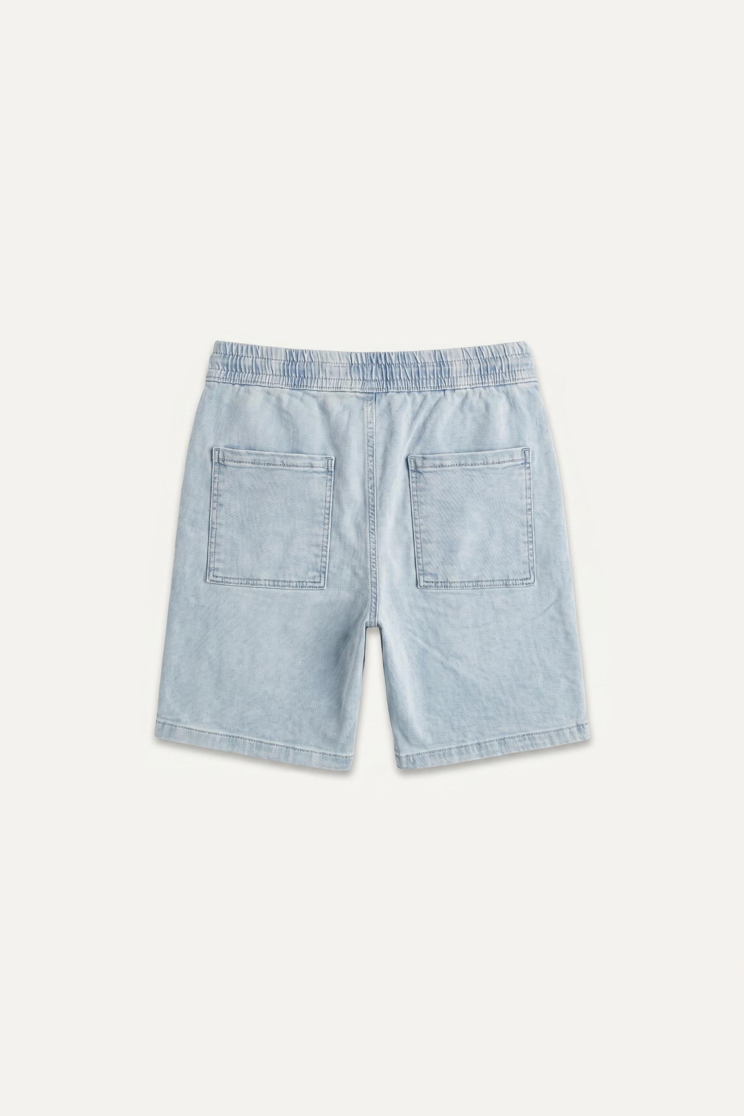 DeFacto Regular Fit Jean Bermuda Şort görsel 8