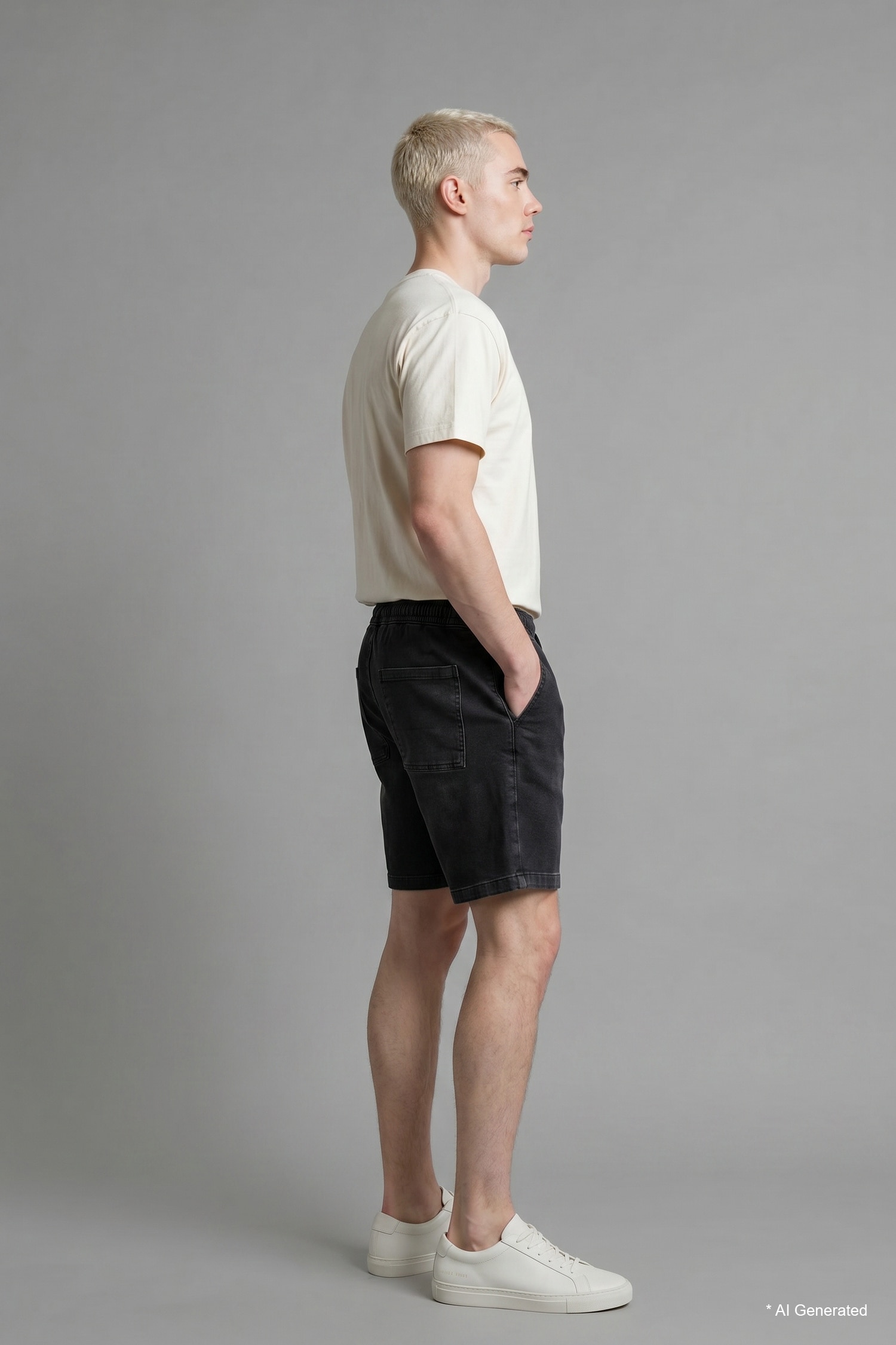DeFacto Regular Fit Jean Bermuda Şort görsel 2