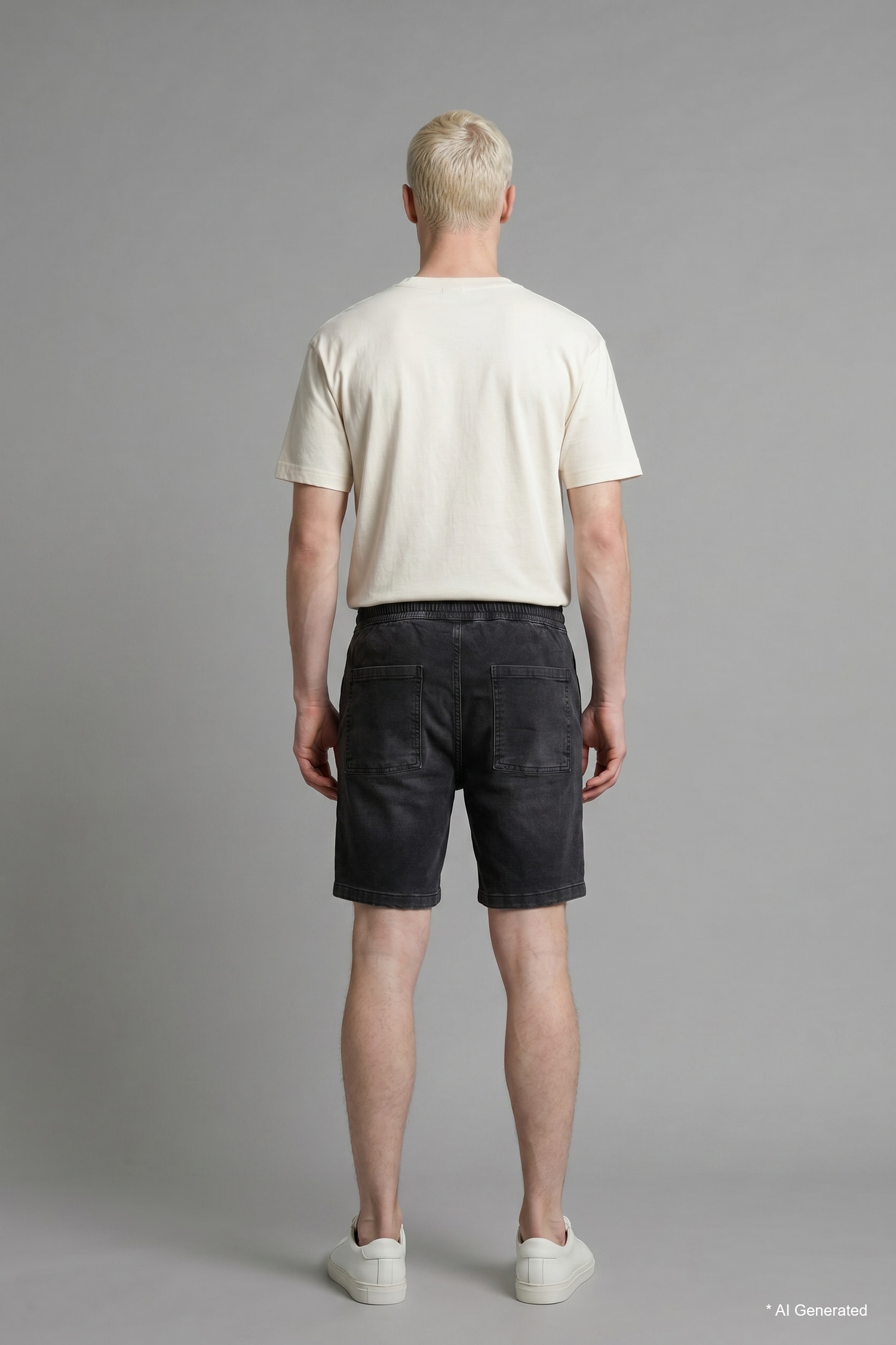 DeFacto Regular Fit Jean Bermuda Şort görsel 3