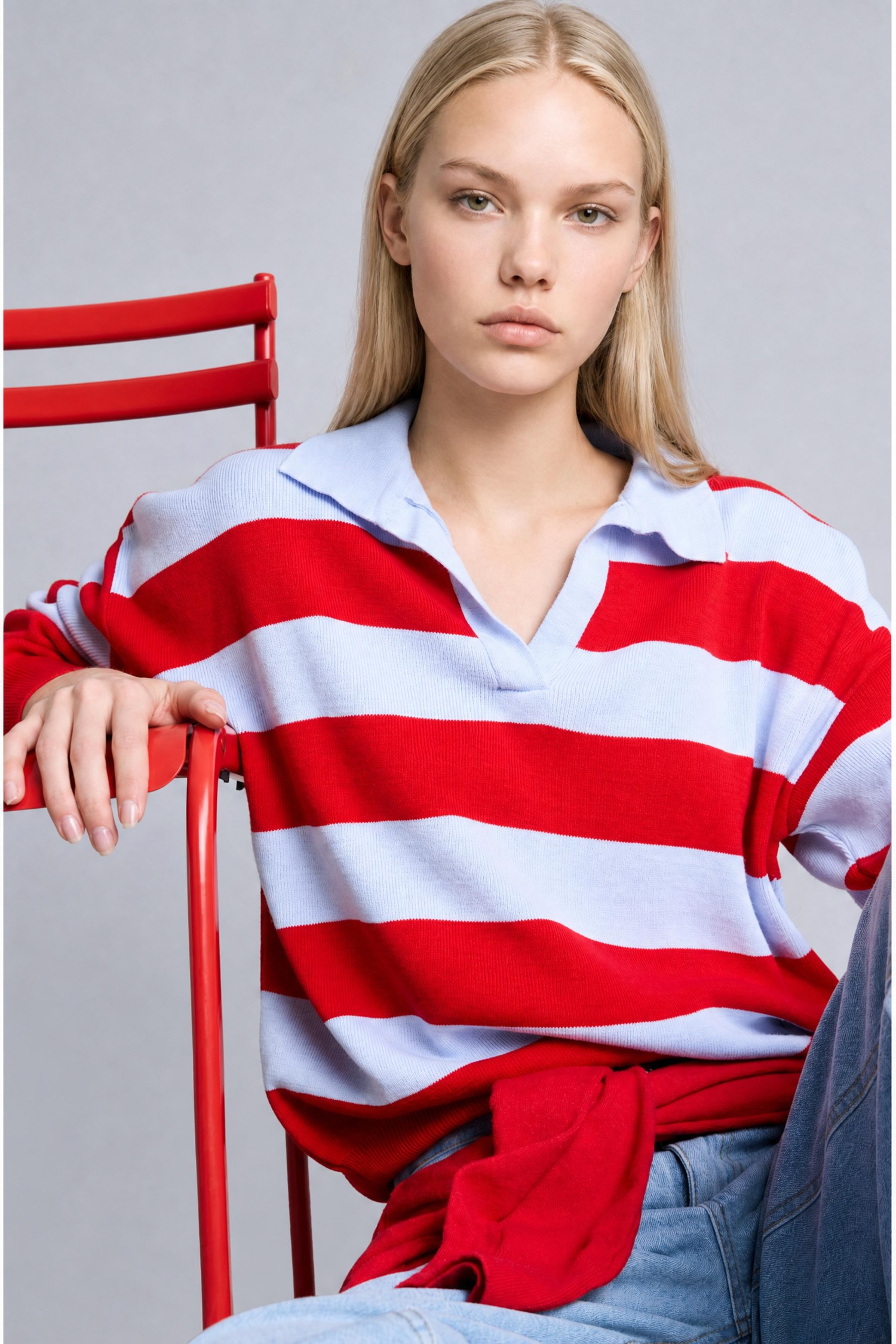 DeFacto Oversize Polo Yaka Kazak