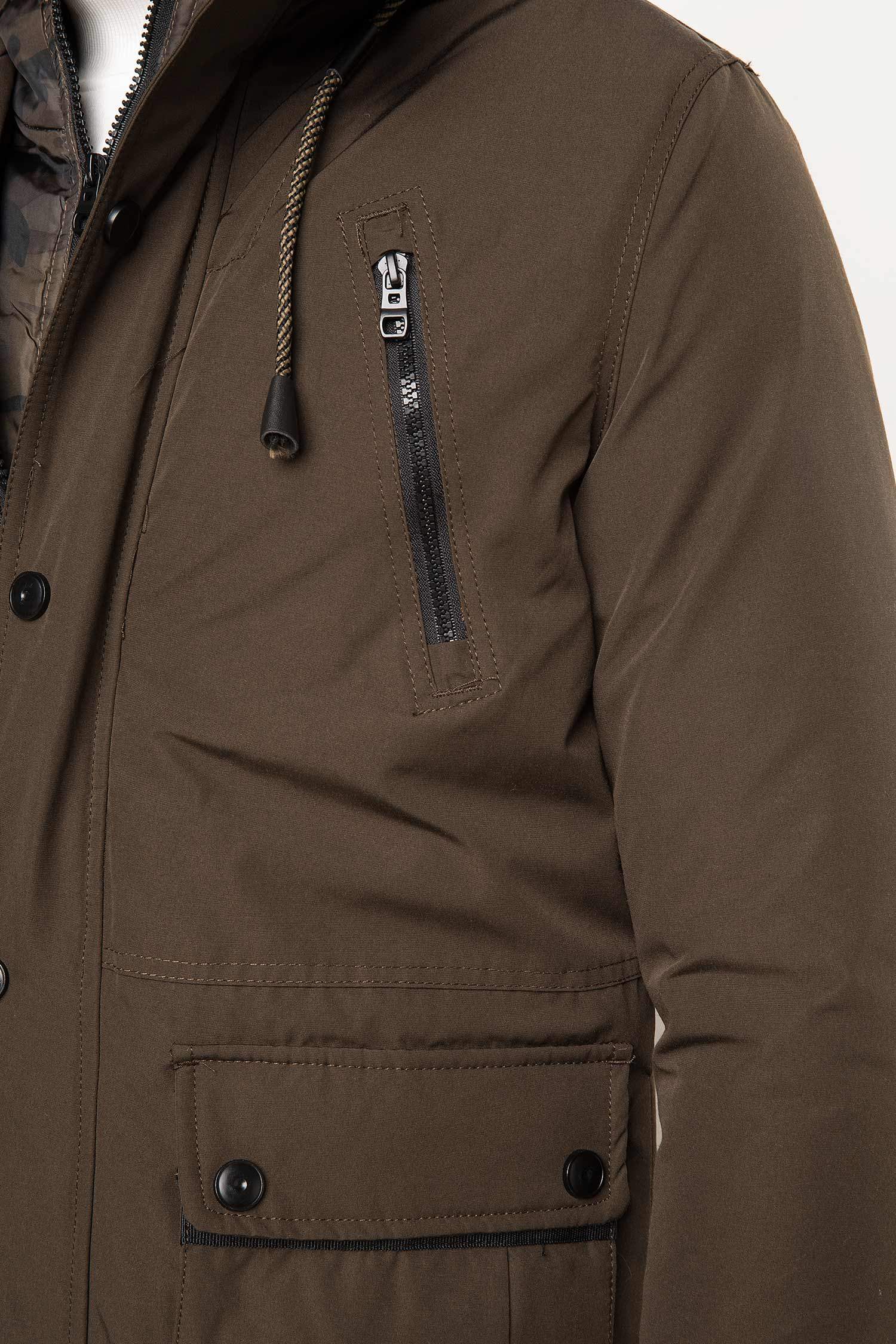 Defacto Kapşonlu Regular Fit Parka. 5