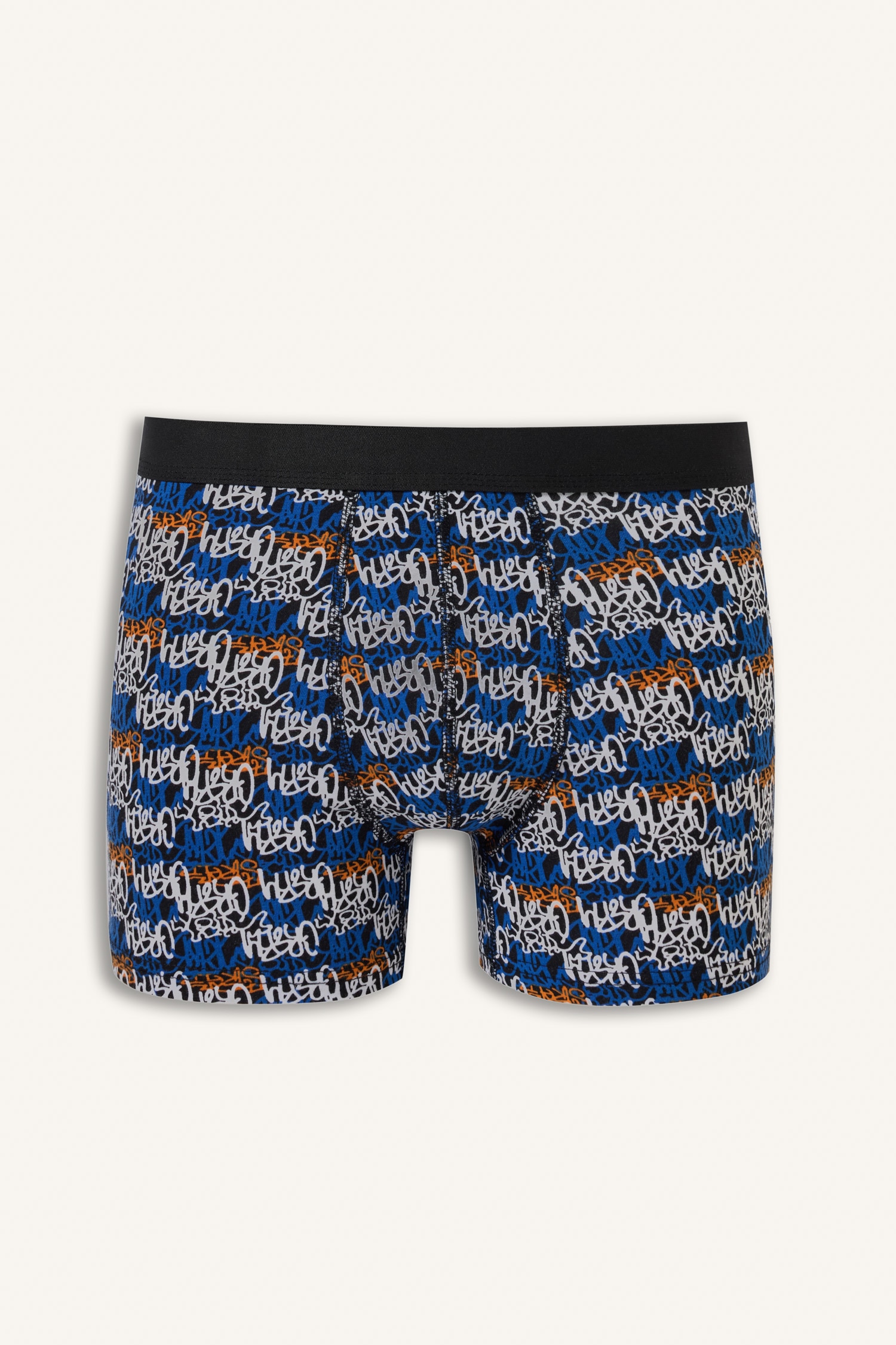 DeFacto Regular Fit Desenli Beli Lastikli Boxer görsel 2