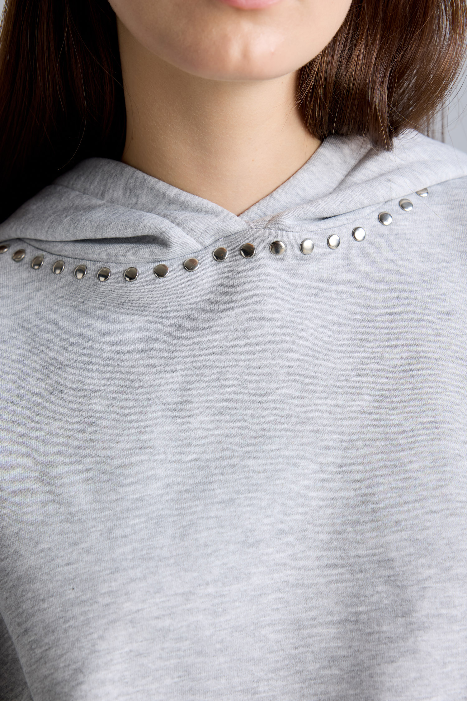 DeFacto Boxy Fıt Kapüşonlu İşlemeli Sweatshirt görsel 4