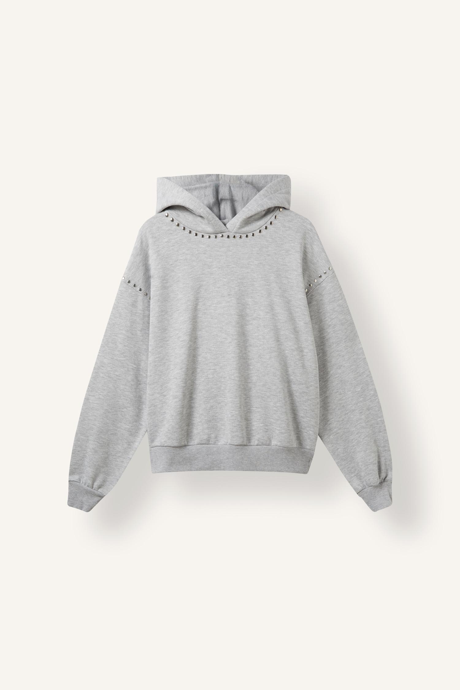 DeFacto Boxy Fıt Kapüşonlu İşlemeli Sweatshirt görsel 6