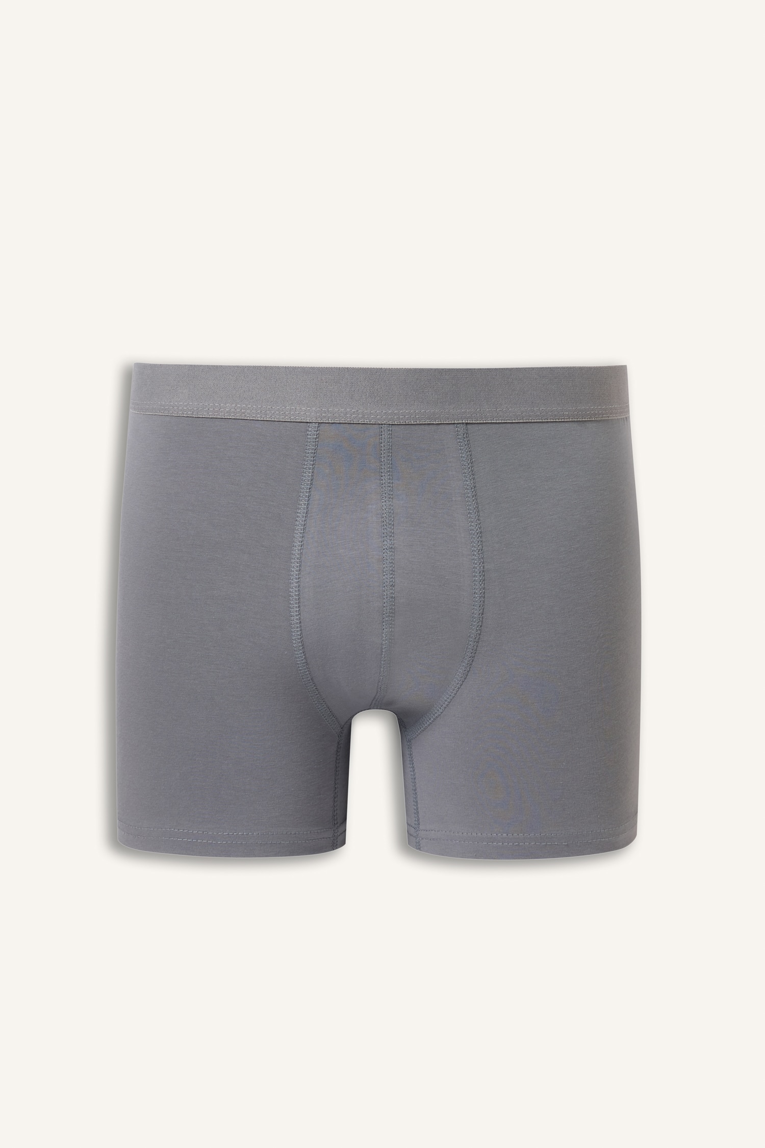 DeFacto Regular Fit Desenli Beli Lastikli 3'lü Boxer görsel 5