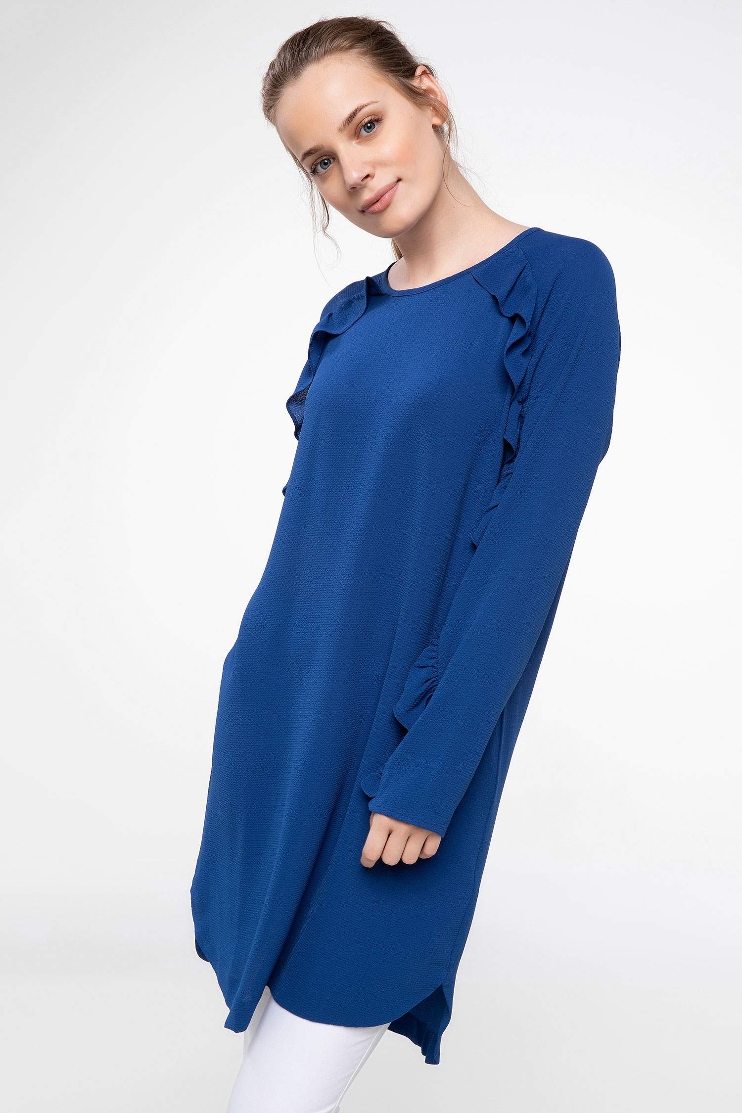 Defacto Fırfırlı Uzun Tunik. 1