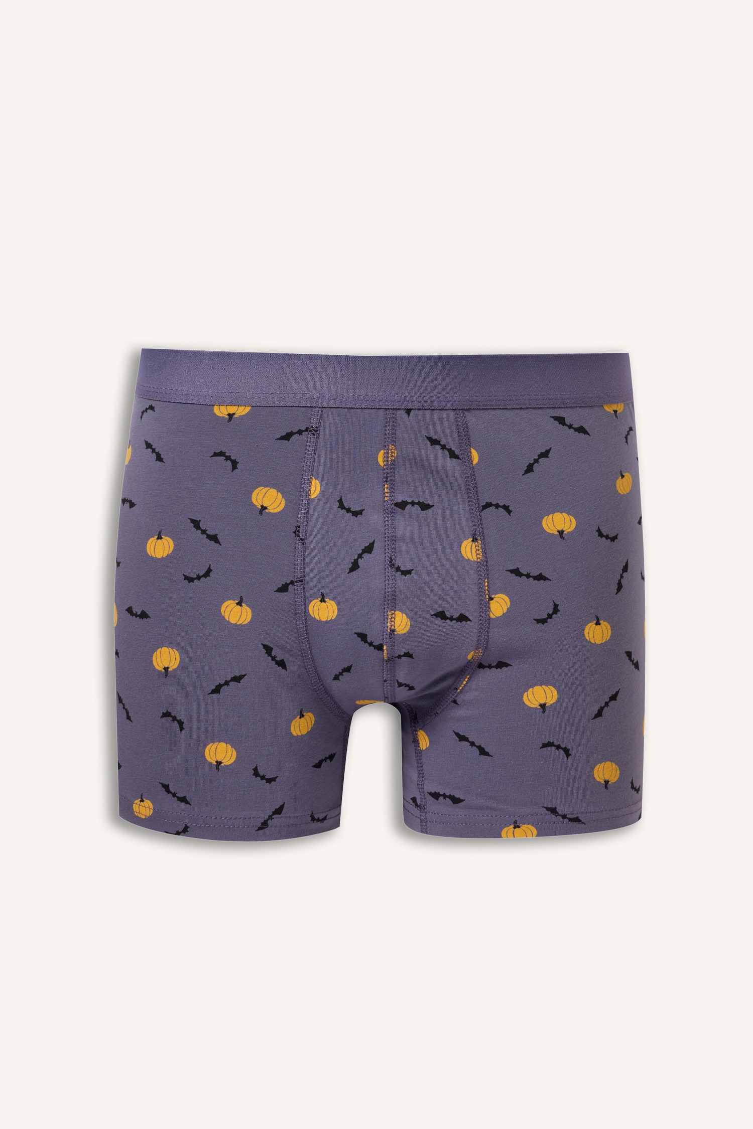 DeFacto Regular Fit Desenli 3'lü Boxer görsel 2