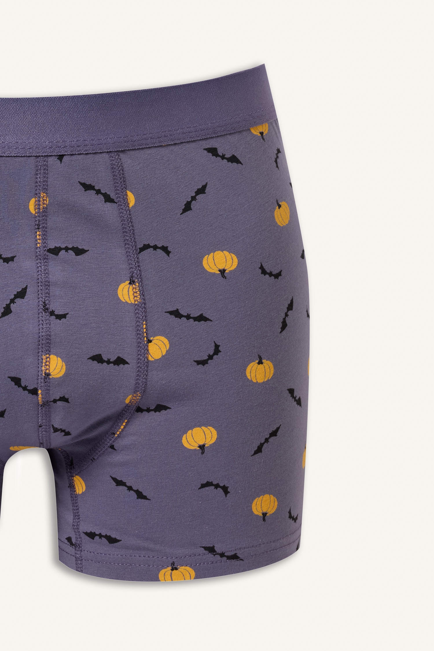 DeFacto Regular Fit Desenli 3'lü Boxer görsel 4