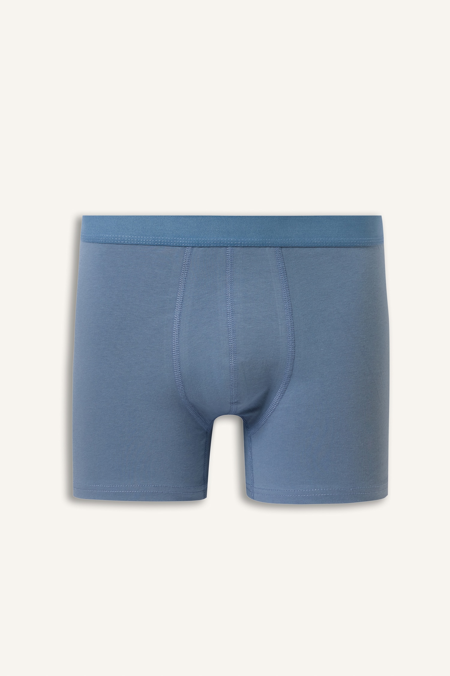DeFacto Regular Fit Desenli 3'lü Boxer görsel 5