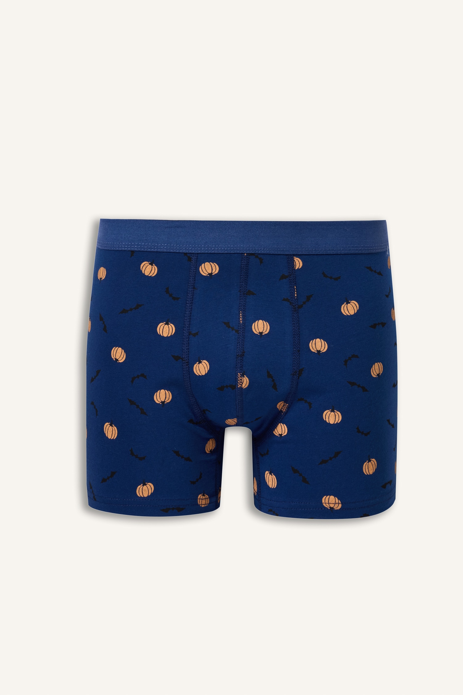 DeFacto Regular Fit Desenli 3'lü Boxer görsel 6