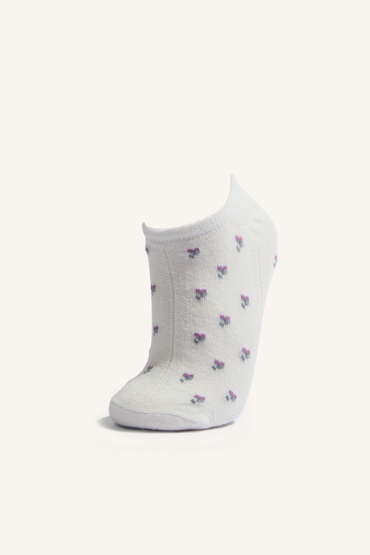 DeFacto Pamuklu Çiçekli 5'Li Sneaker görsel 2