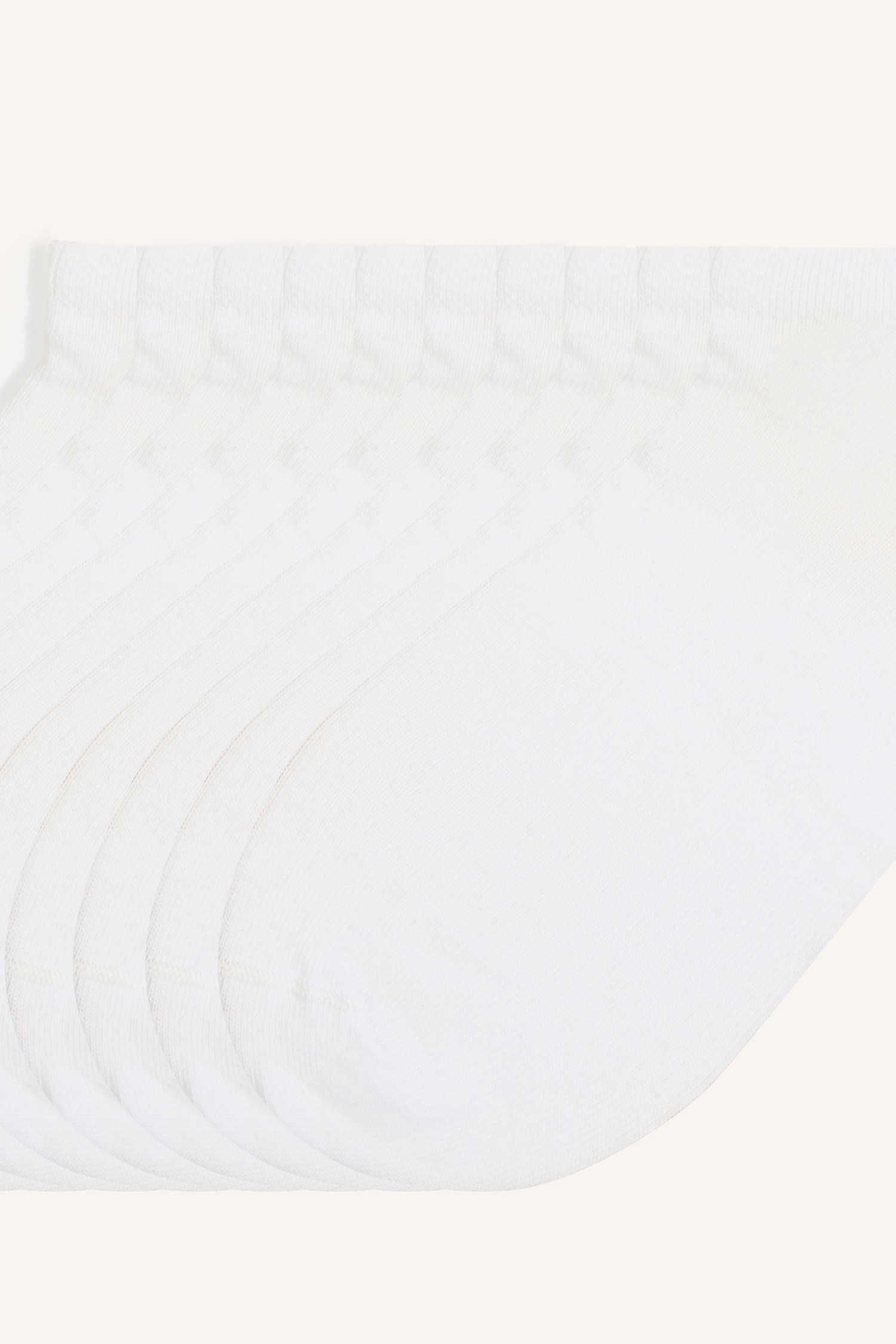DeFacto Pamuklu 10'Lu Sneaker Çorap görsel 4