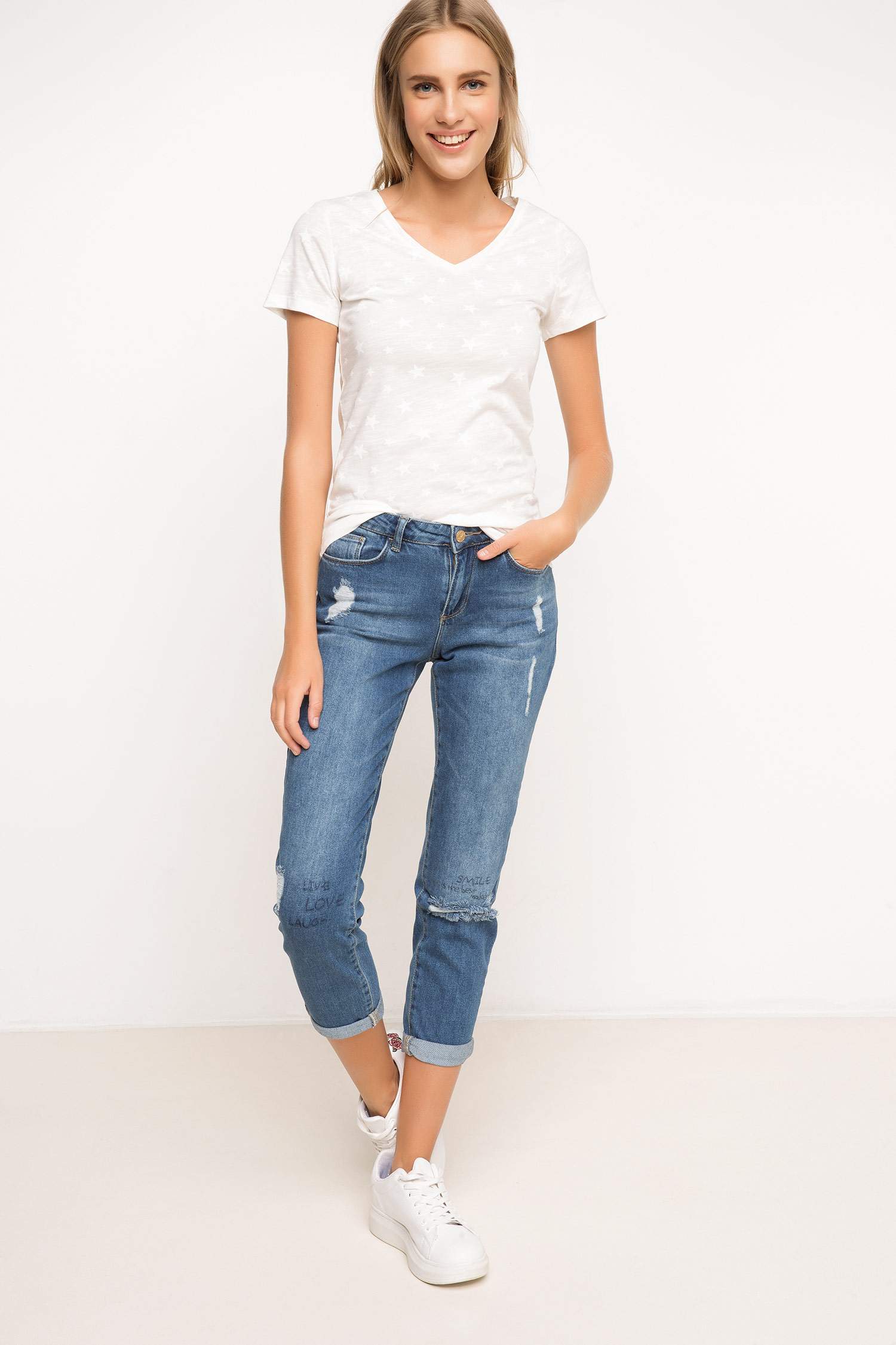 Defacto Basic V Yaka Body. 2