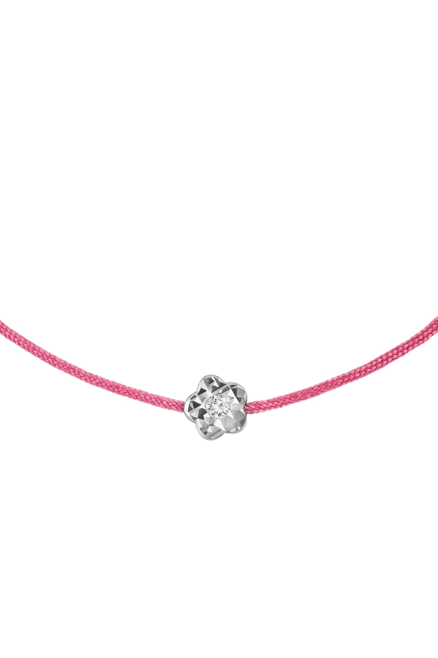 DeFacto 0,03 Karat Pembe İpli Pırlanta Bileklik görsel 4