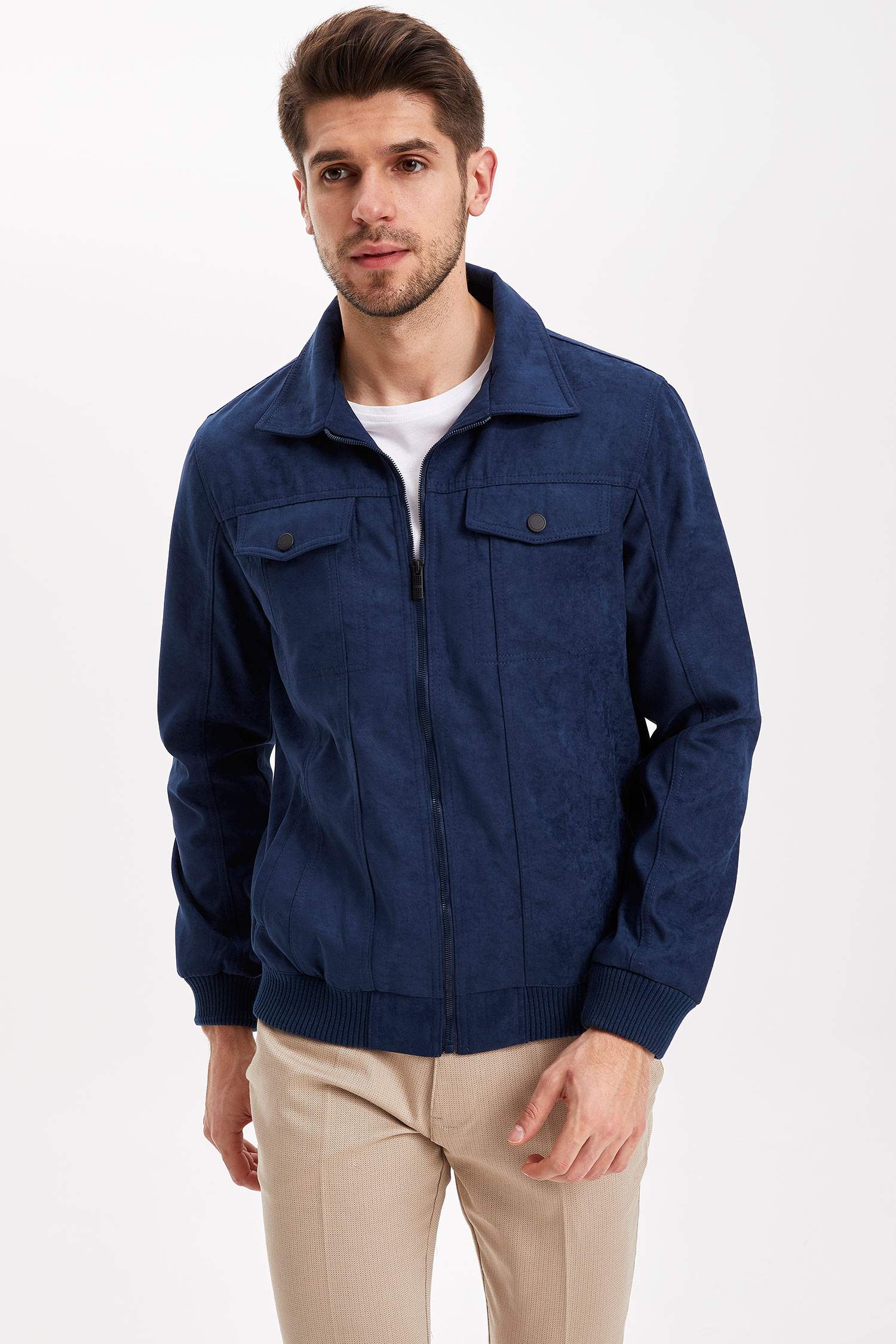 Defacto Suni Deri Ceket. 5