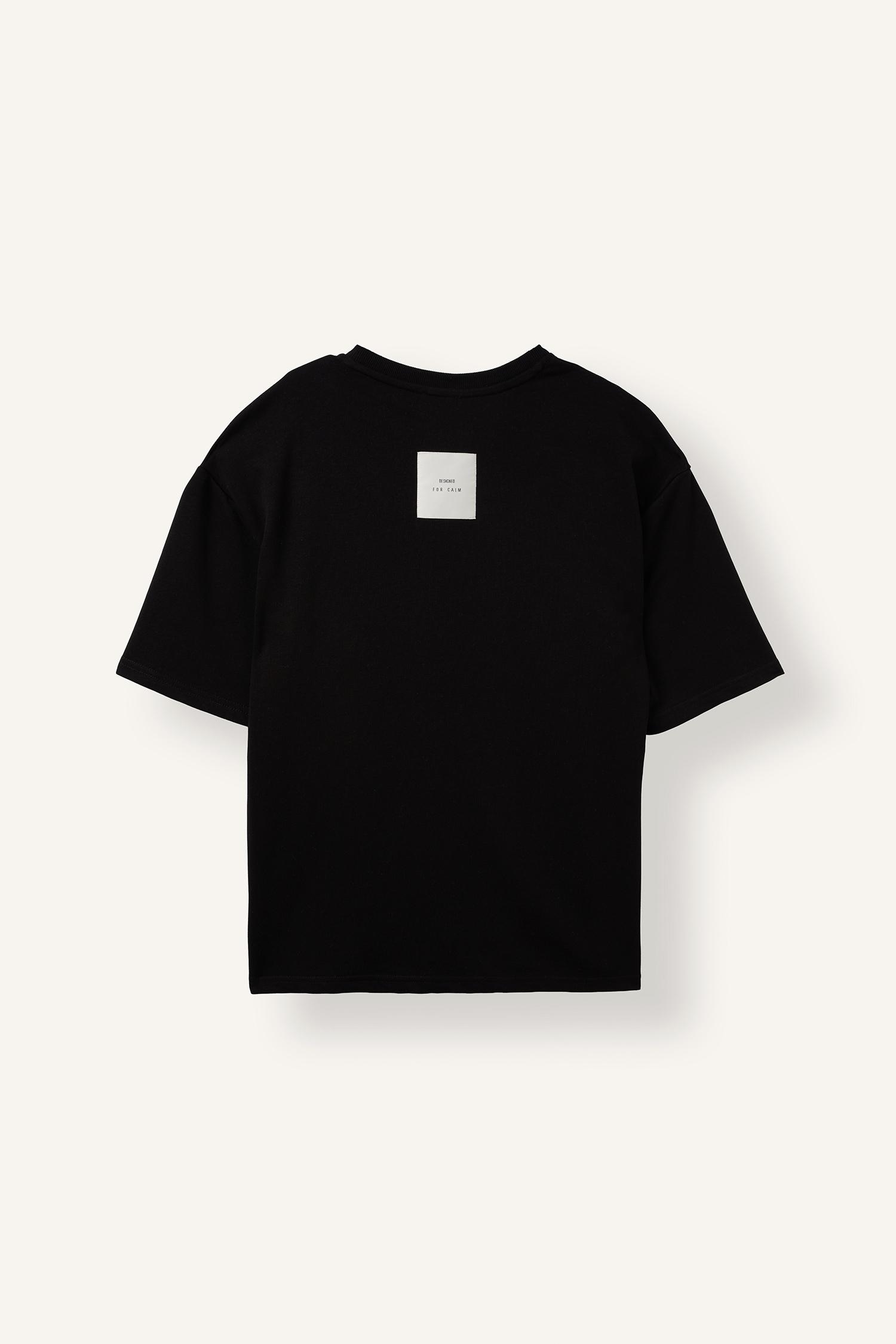 DeFacto Loose Fit Düşük Omuzlu Basic Tişört görsel 7