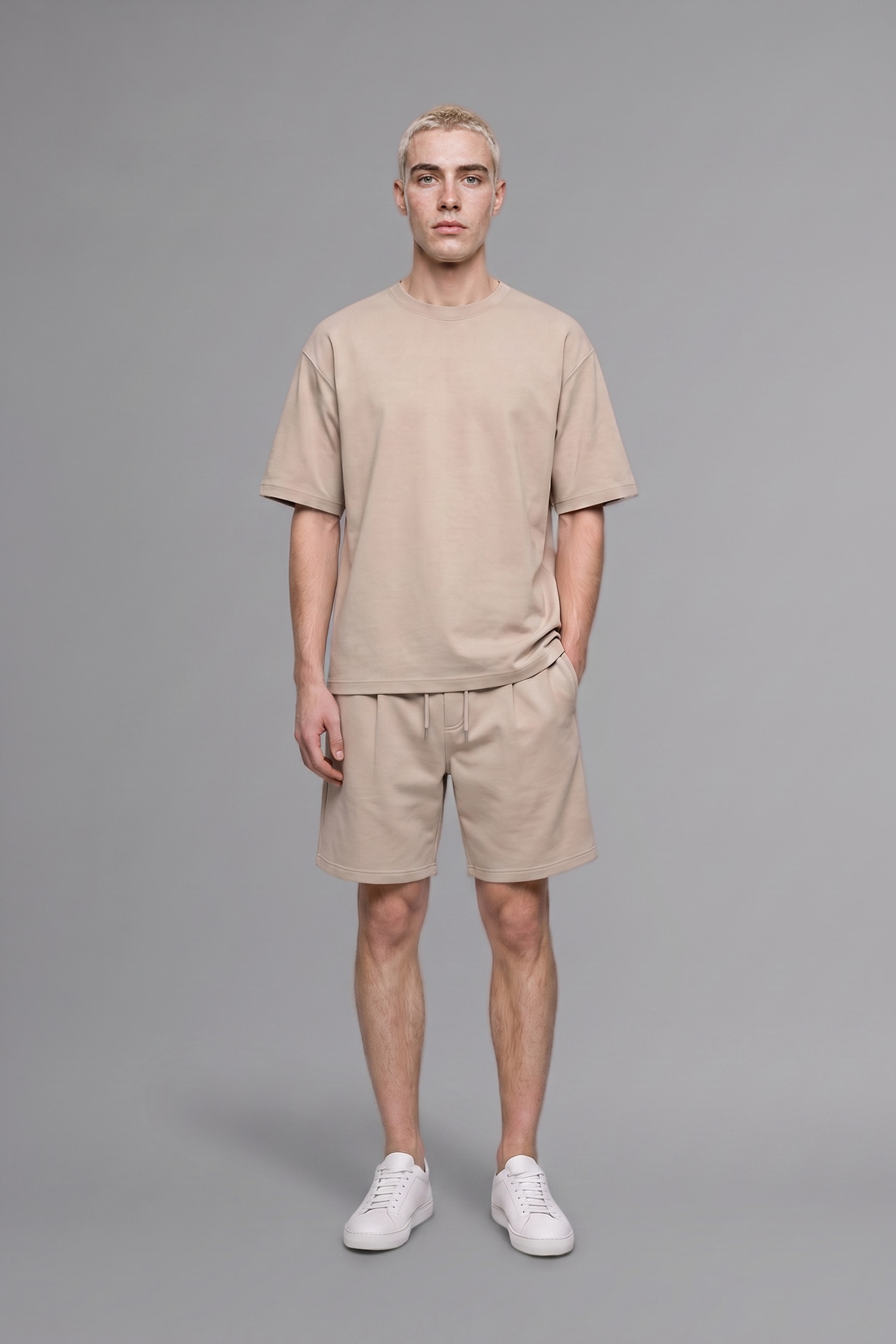 DeFacto Loose Fit Düşük Omuzlu Basic Tişört görsel 2