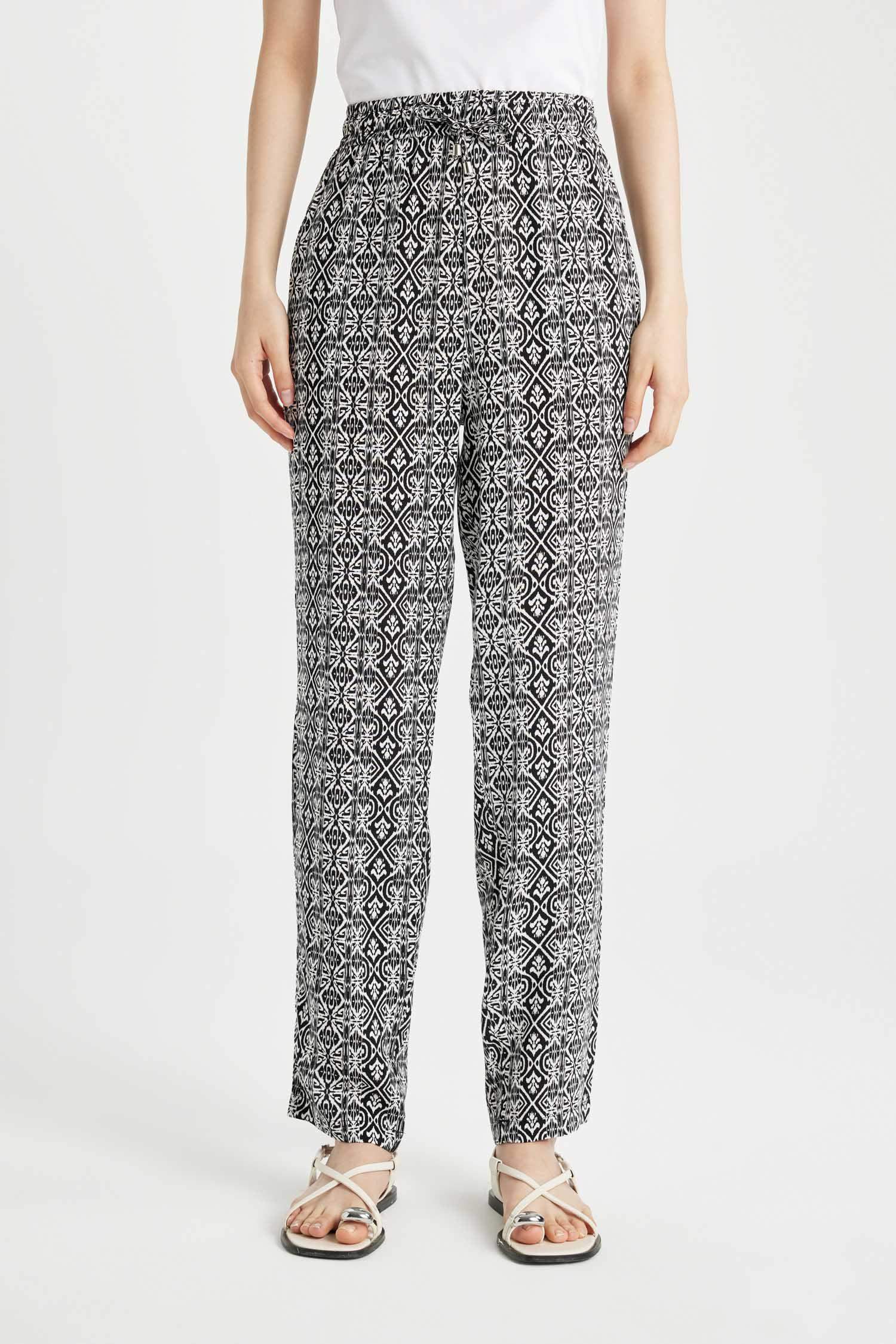 Harem With Pockets Viscose Trousers