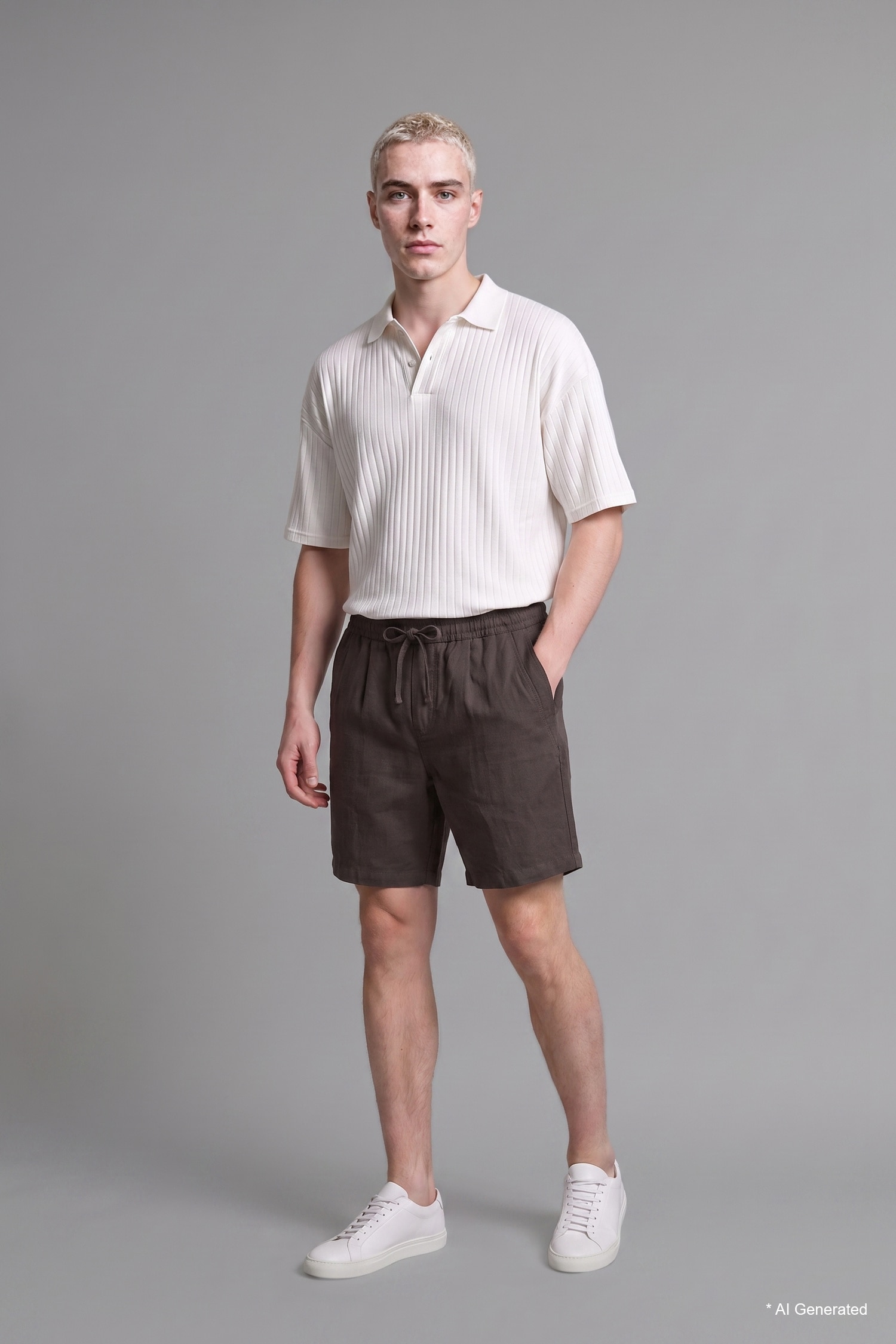DeFacto %100 Pamuk Relaxed Fit Bermuda Şort