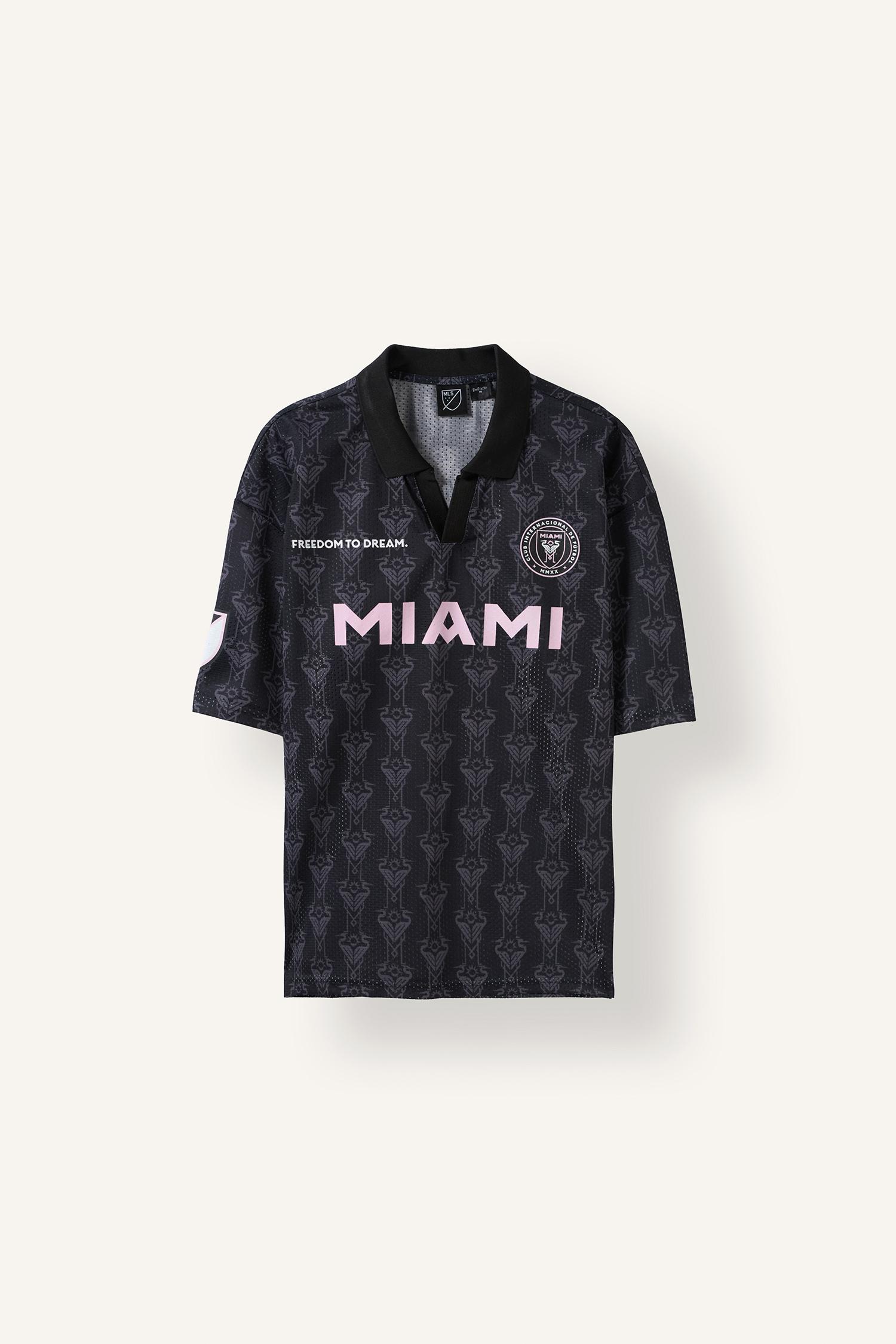 DeFacto MLS Desenli Boxy Fit Polo Yaka Tişört görsel 6