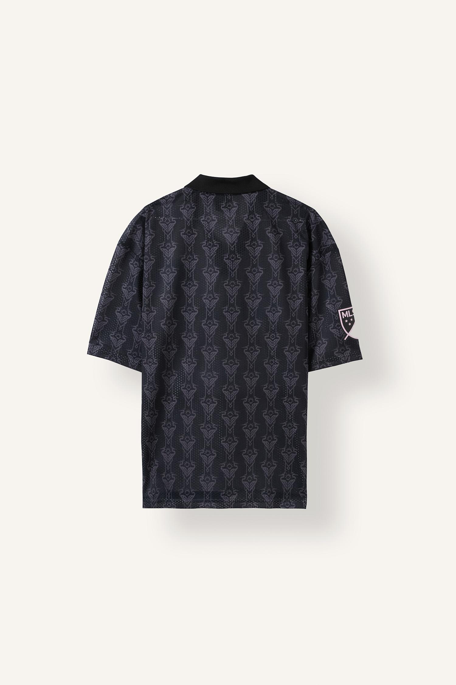 DeFacto MLS Desenli Boxy Fit Polo Yaka Tişört görsel 7