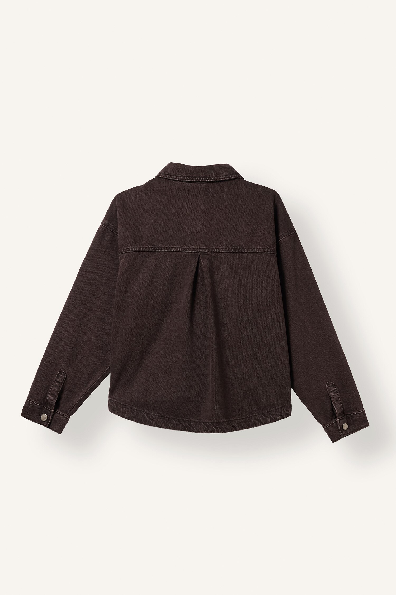 DeFacto %100 Pamuk Oversize Jean Ceket görsel 2
