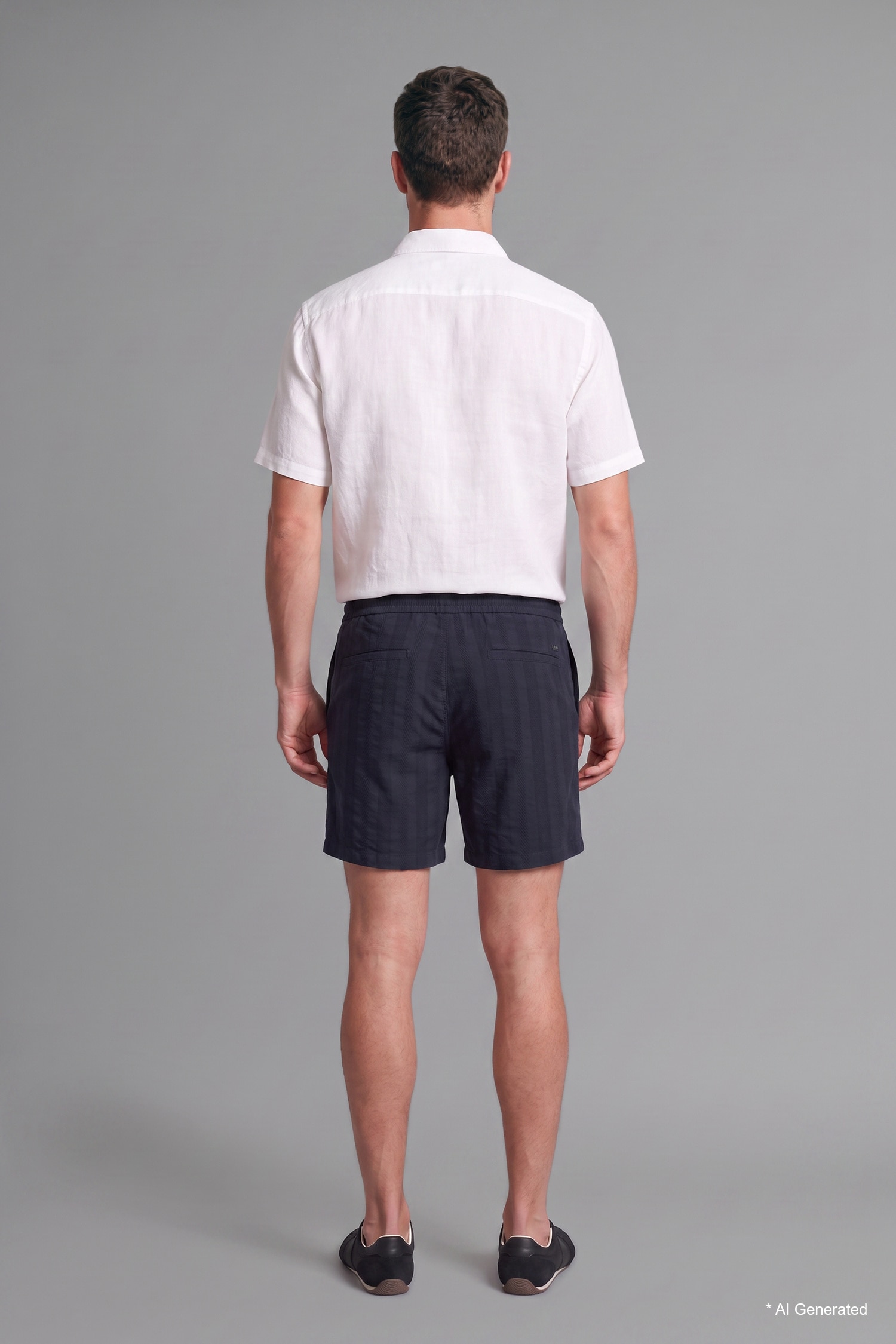 DeFacto %100 Pamuk Relaxed Fit Bermuda Şort görsel 4