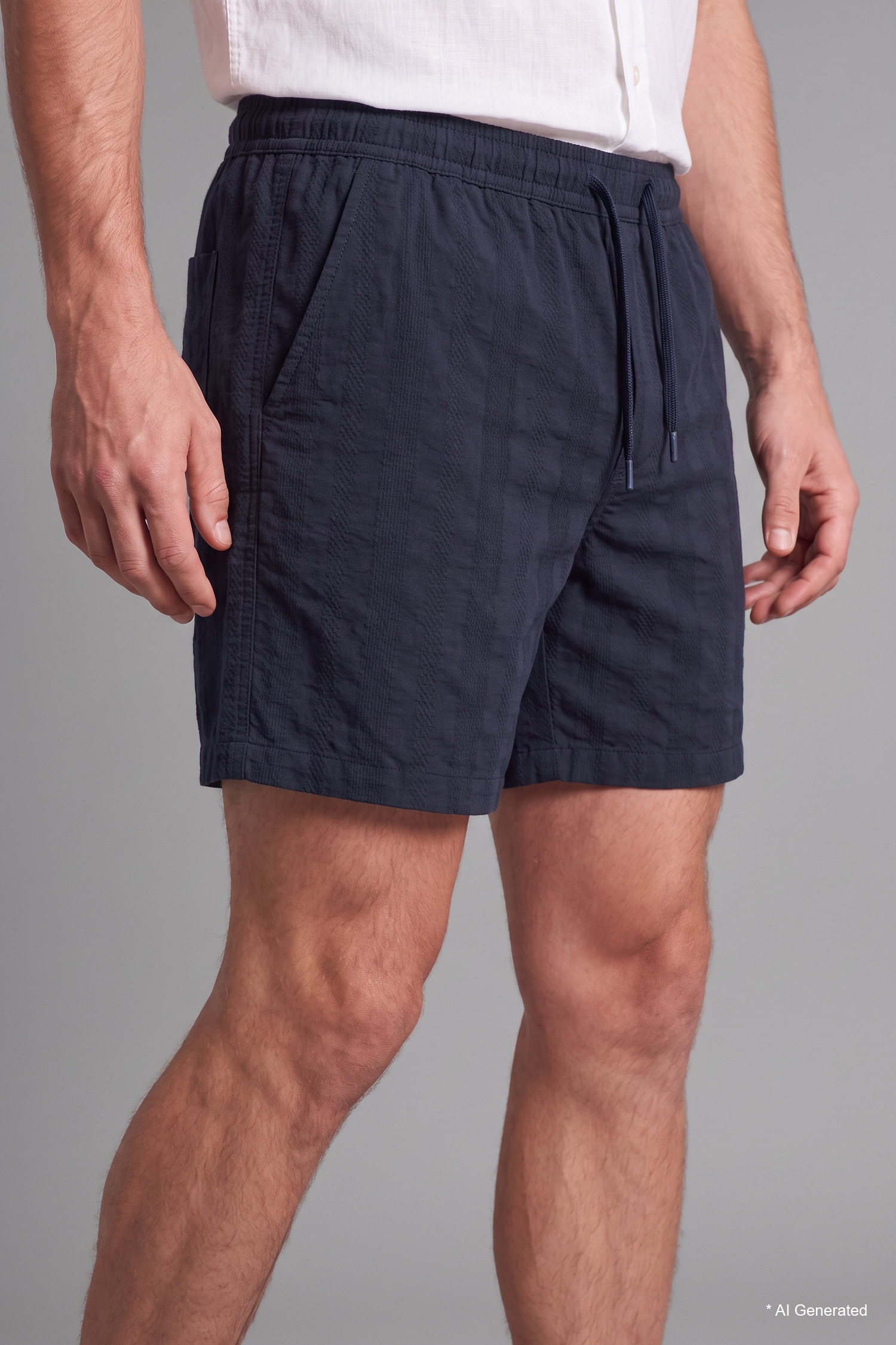 DeFacto %100 Pamuk Relaxed Fit Bermuda Şort görsel 5