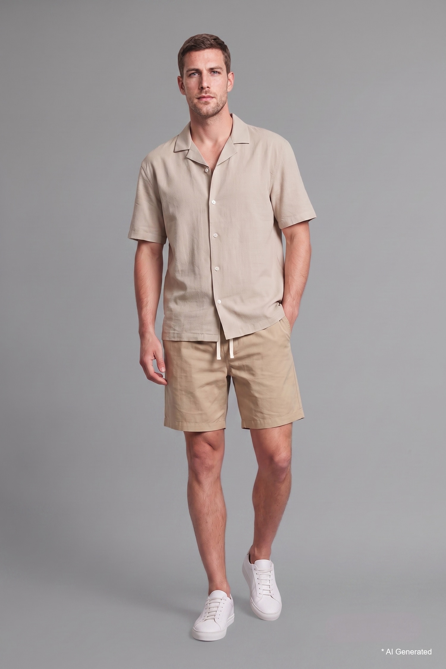 DeFacto %100 Pamuk Relaxed Fit Bermuda Şort