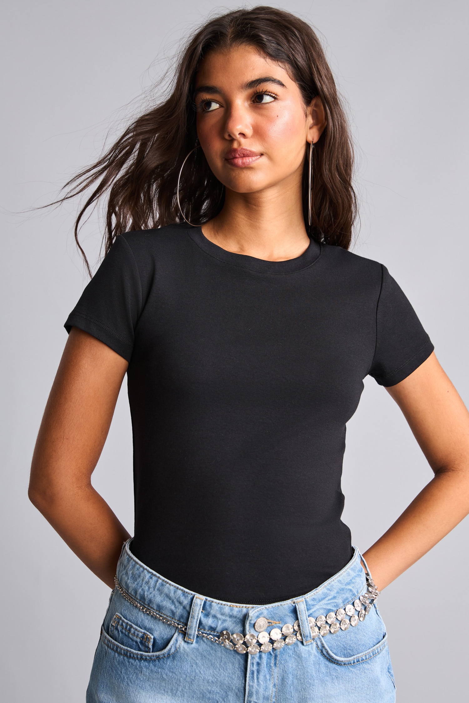 DeFacto Fitted Basic Tişört görsel 4