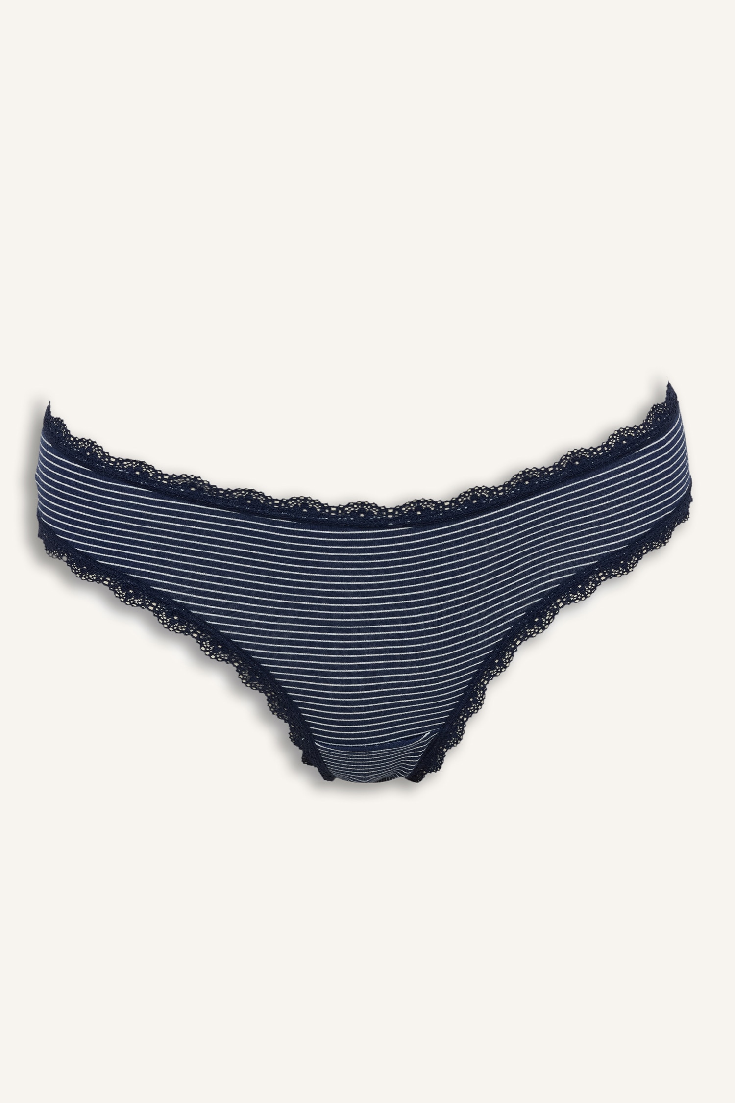 DeFacto Dantel Detaylı Desenli 2'li Slip Külot görsel 2
