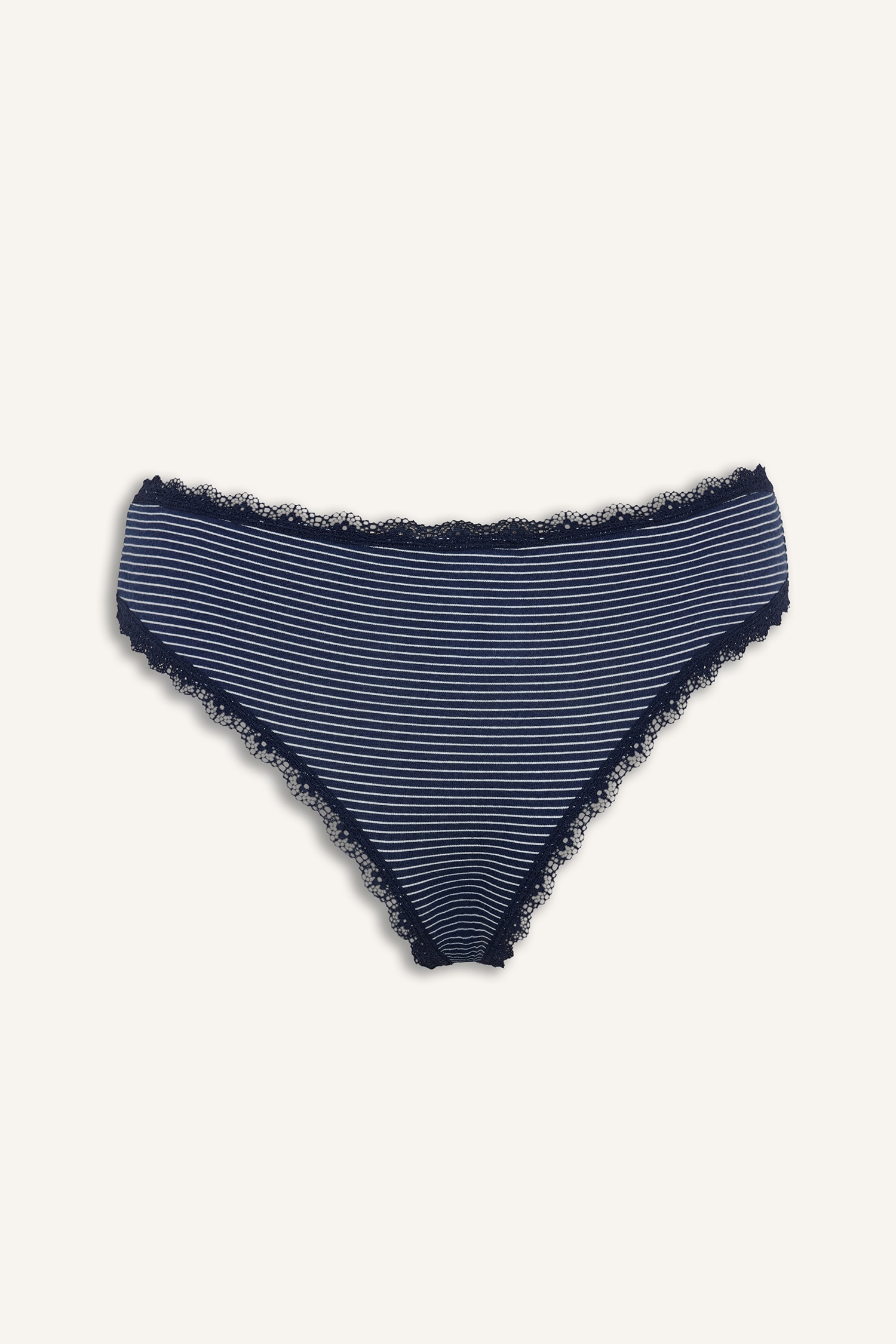 DeFacto Dantel Detaylı Desenli 2'li Slip Külot görsel 3