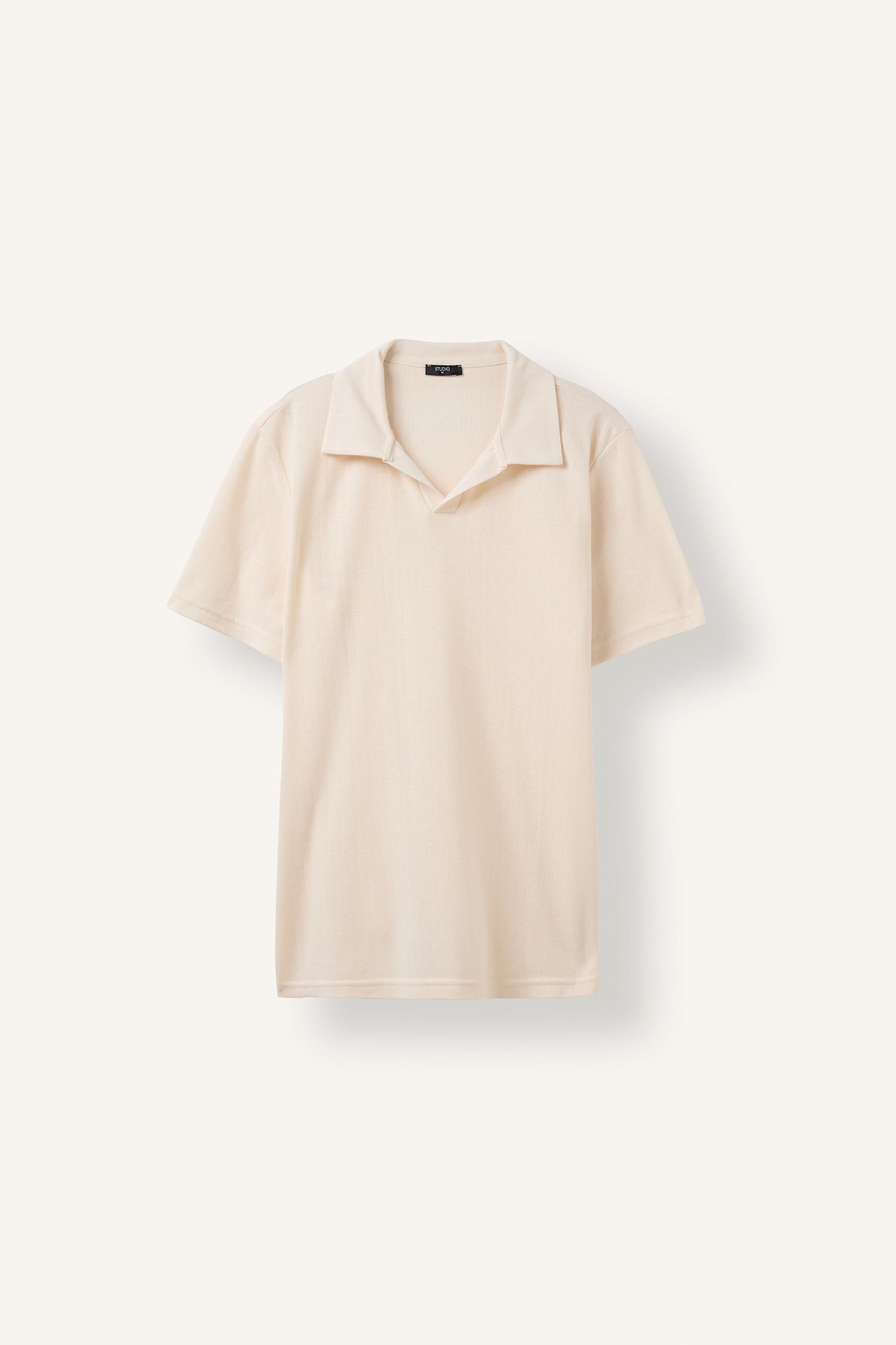 DeFacto Regular Fit Açık Yaka Polo Tişört görsel 6