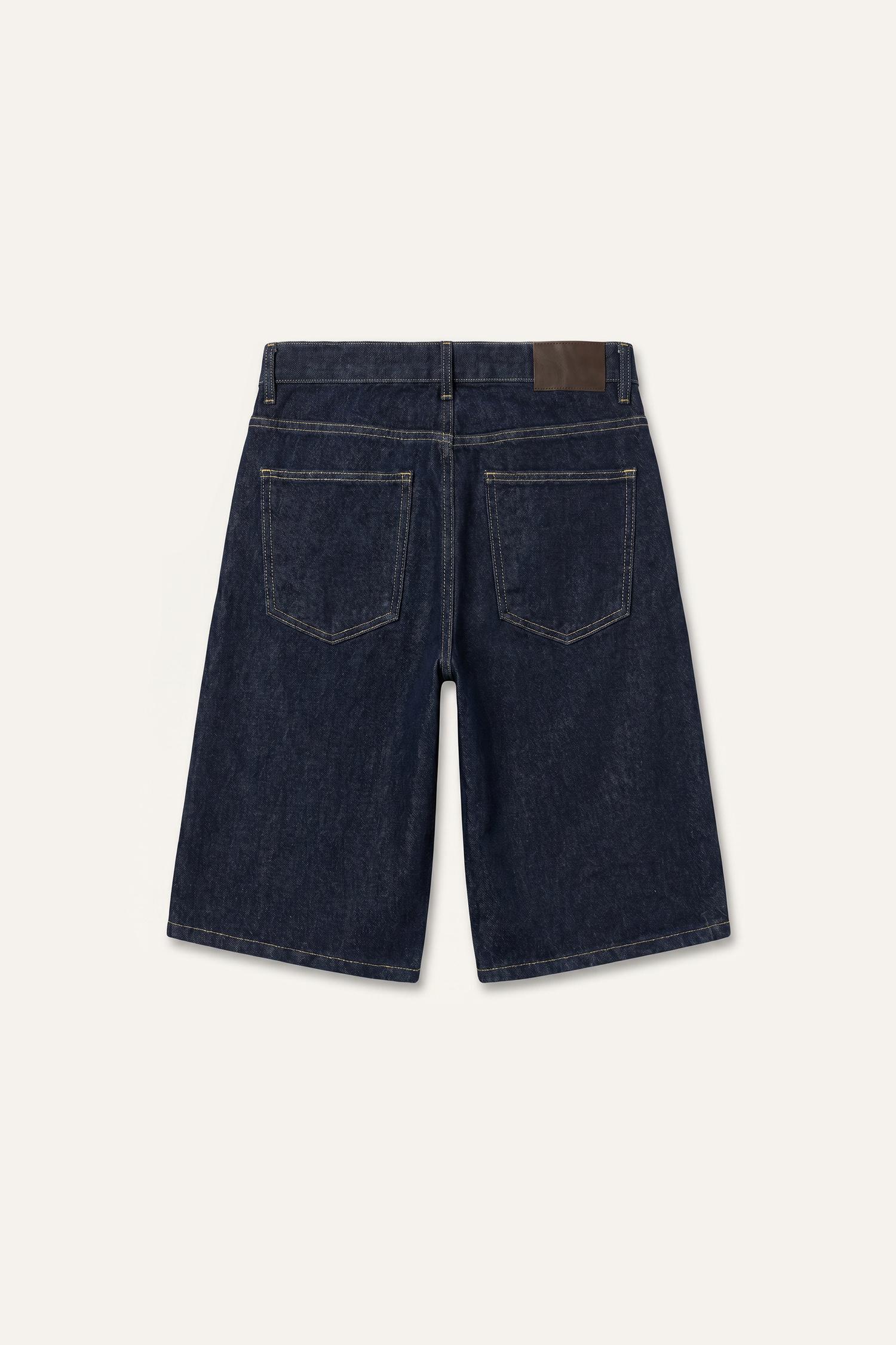 DeFacto %100 Pamuk Baggy Fit Bermuda Şort görsel 7