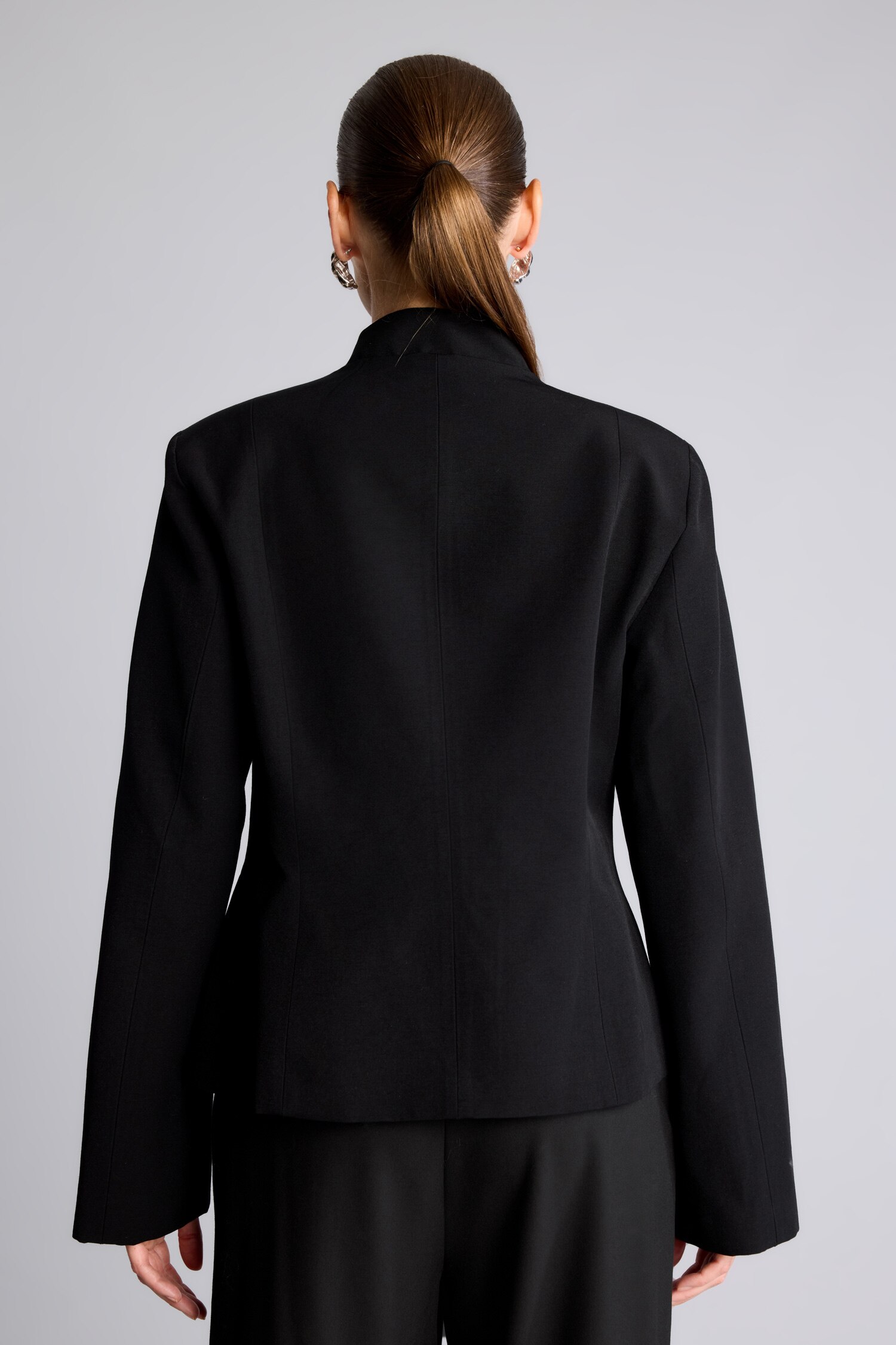 DeFacto Regular Fıt Desenli Düğmeli Blazer Ceket görsel 8