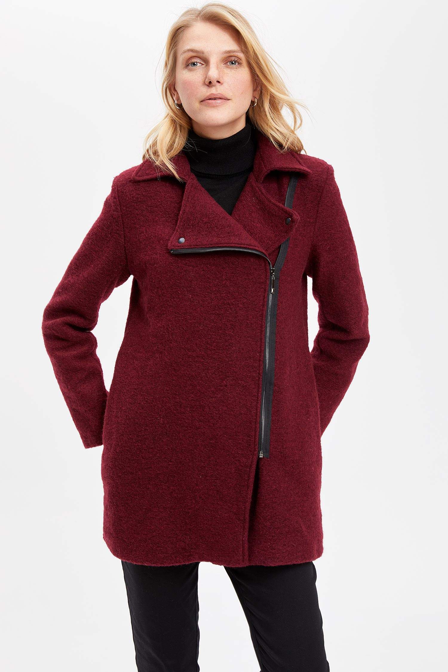 Defacto Yün Karışımlı Trend Kaban. 1