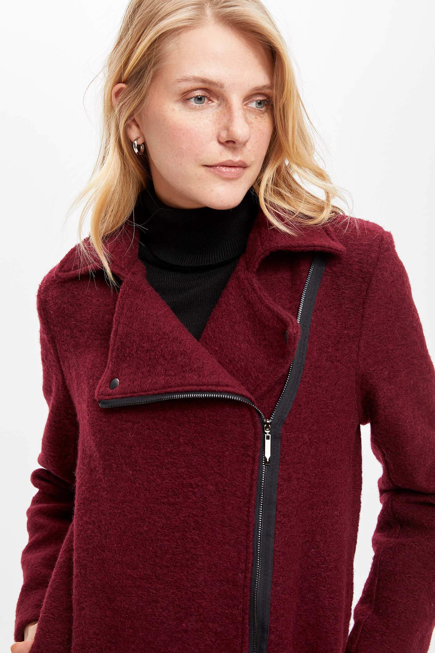 Defacto Yün Karışımlı Trend Kaban. 3