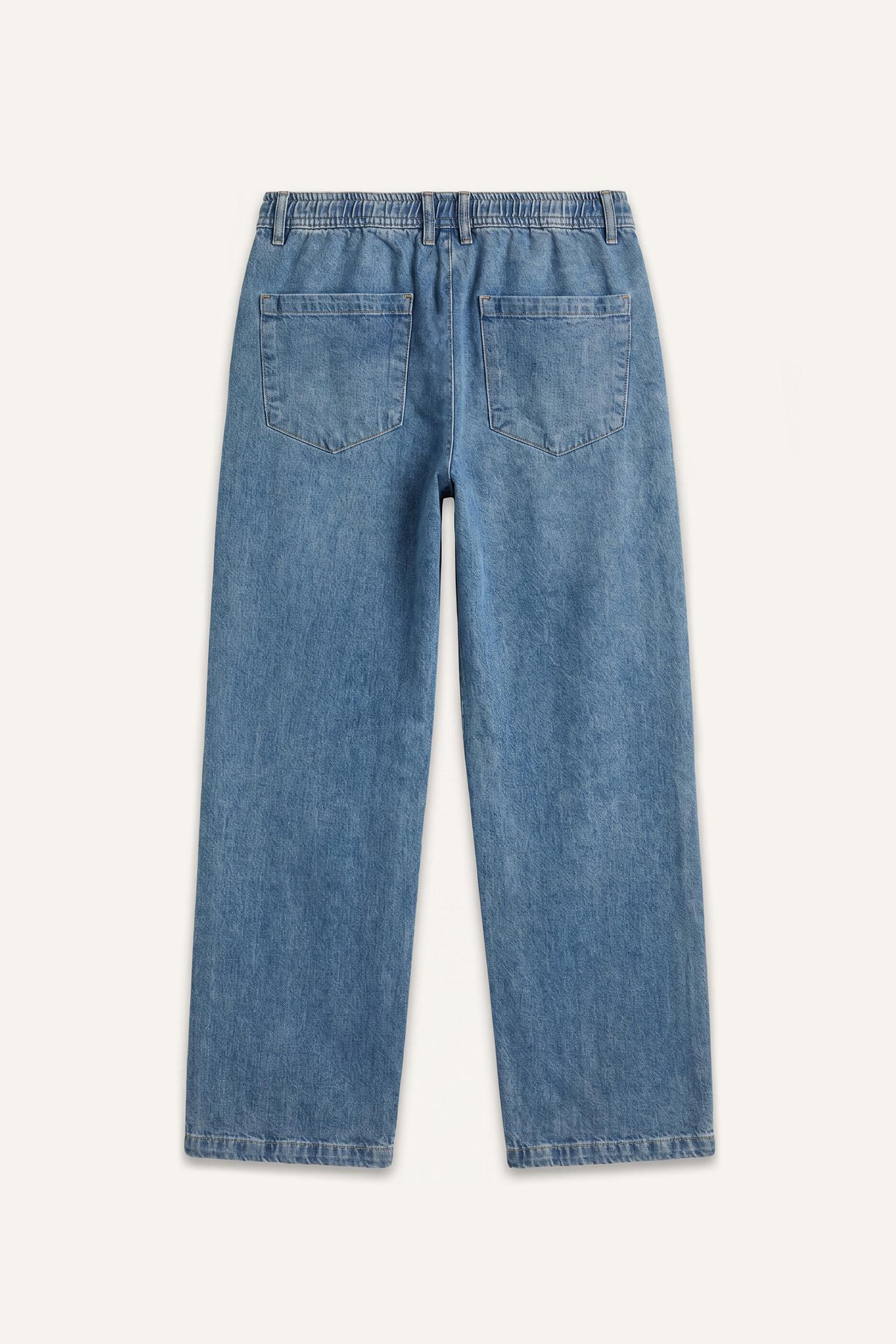 DeFacto %100 Pamuk Yüksek Bel Wide Leg Pantolon görsel 8
