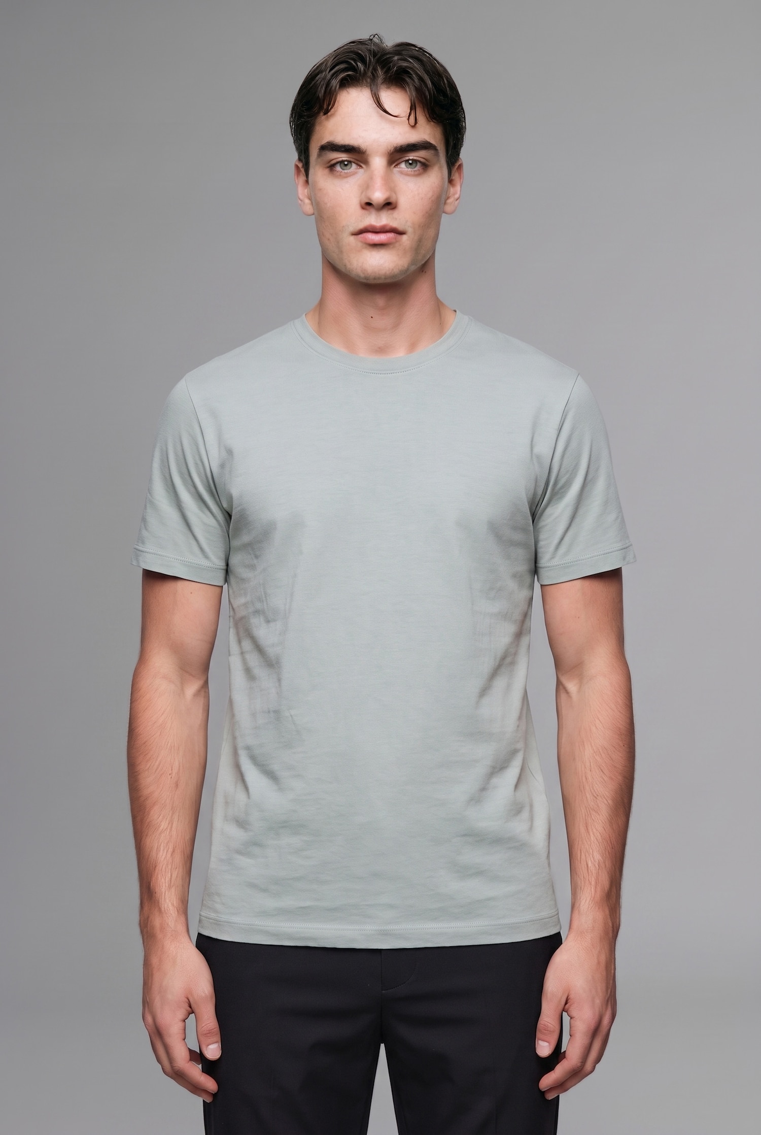 DeFacto Regular Fit Bisiklet Yaka Basic Tişört görsel 2