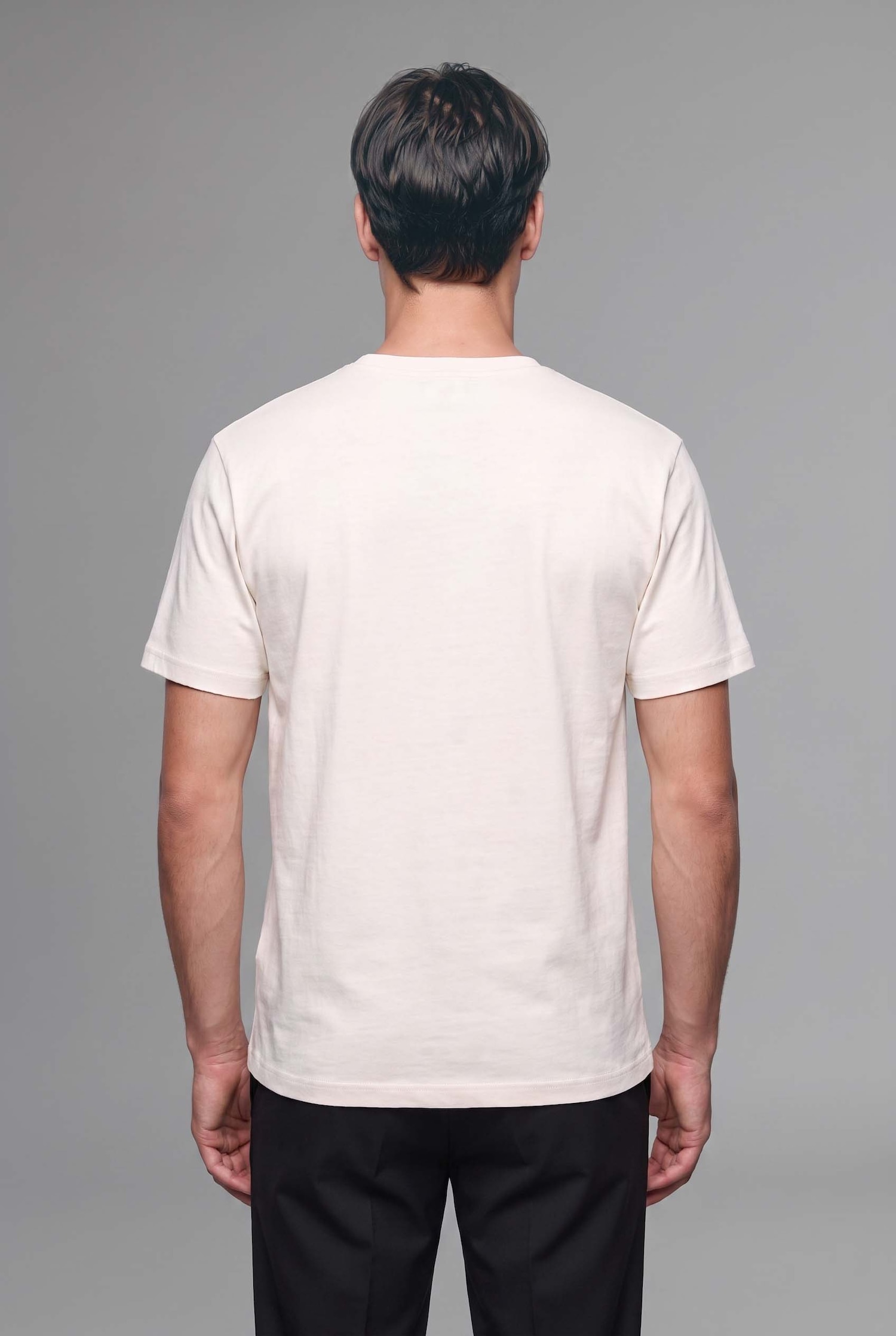 DeFacto Regular Fit Bisiklet Yaka Basic Tişört görsel 4